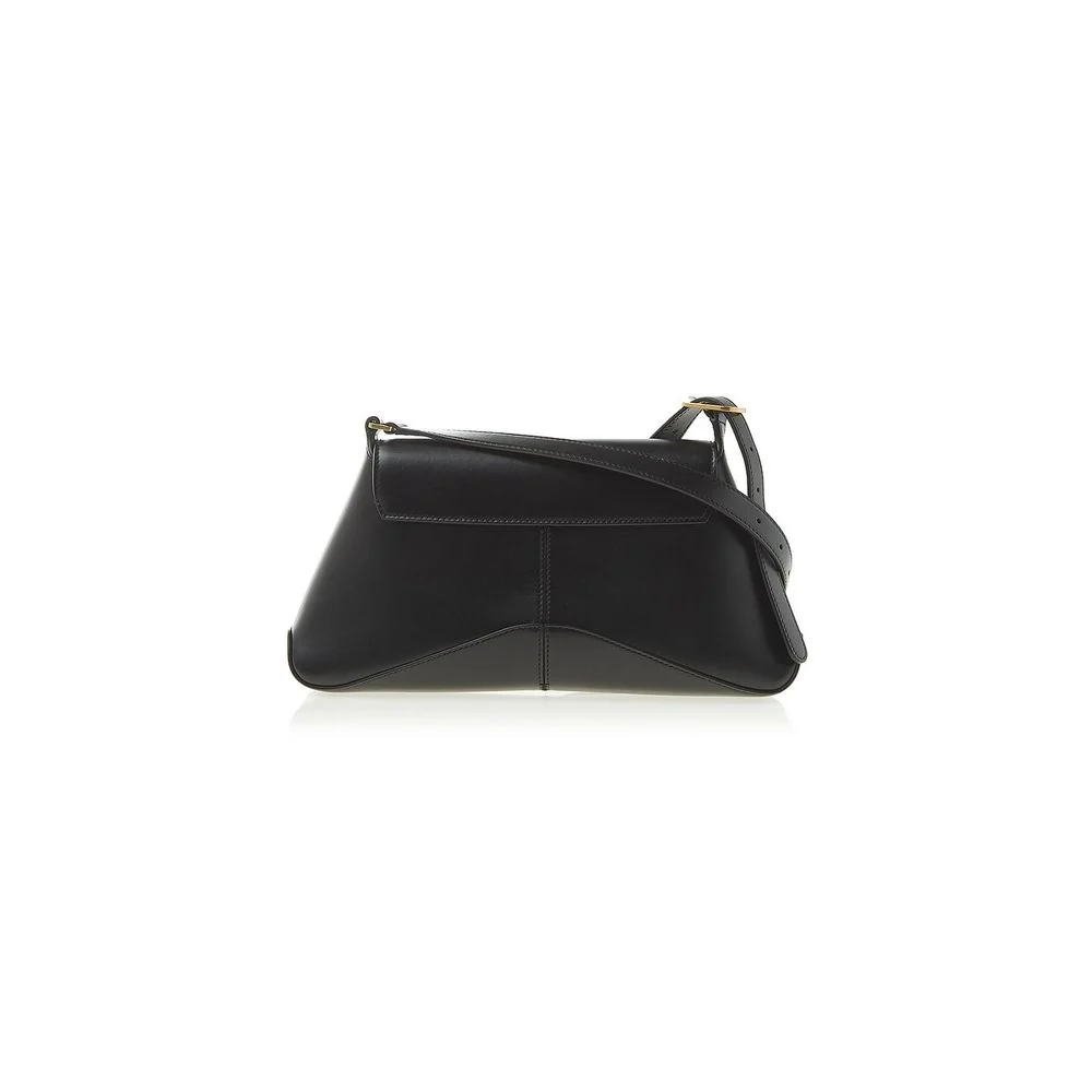 Balenciaga Smooth Leather Crossbody Bag with Antiqued Gold Hardware - Image 3