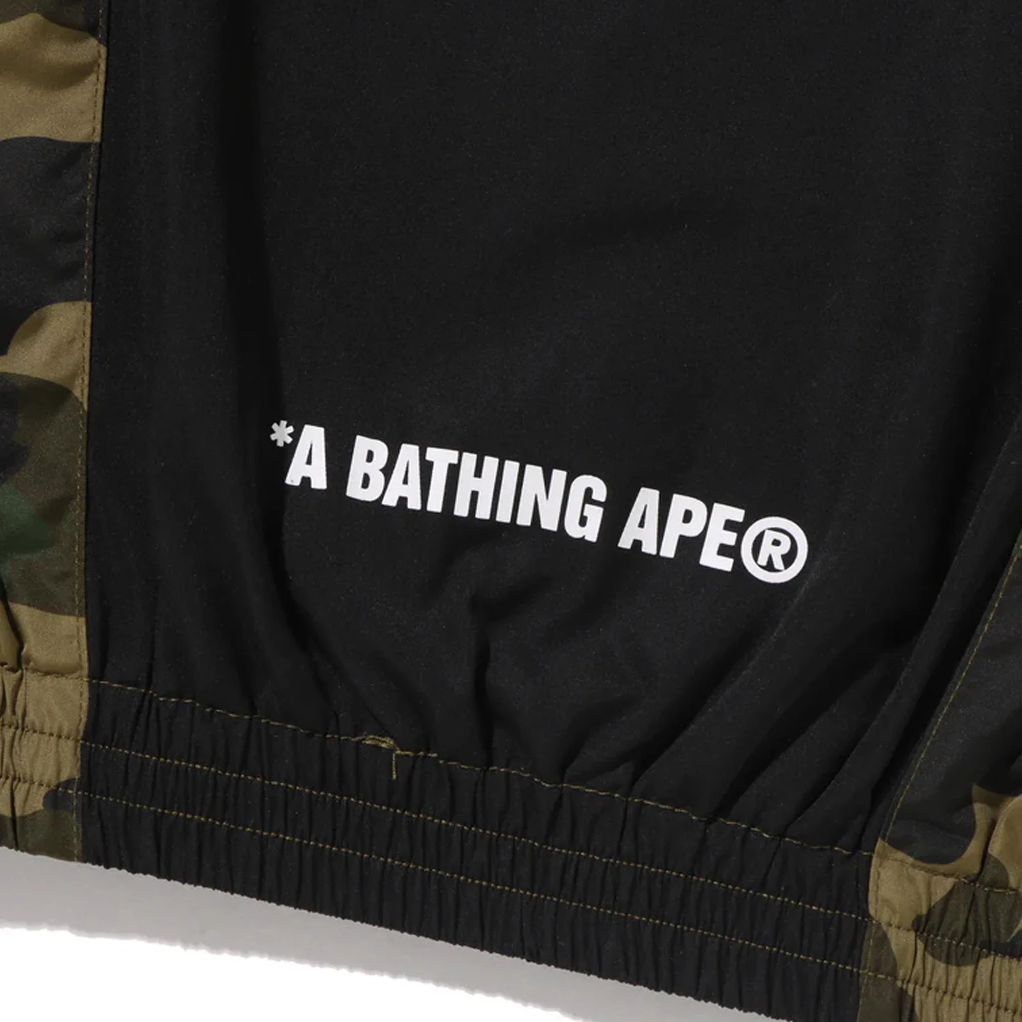 BAPE 1st Camo Stand Collar Track Jacket 'Green' - Image 4