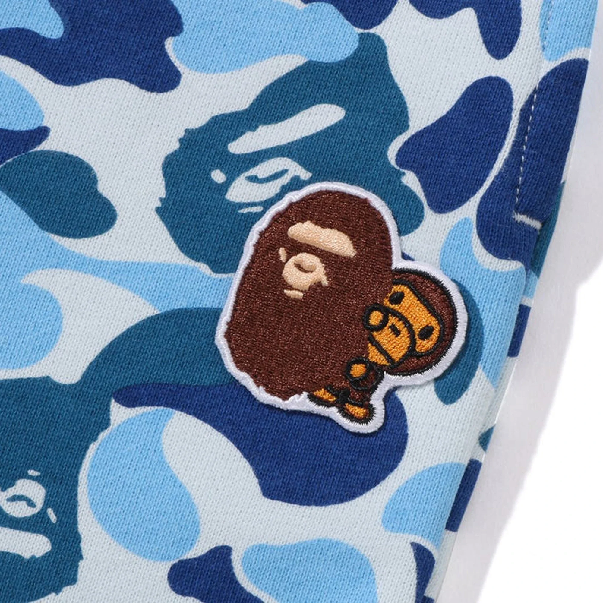 BAPE ABC Camo Ape Head One Point Sweat Pants 'Blue' (2026) - Image 2