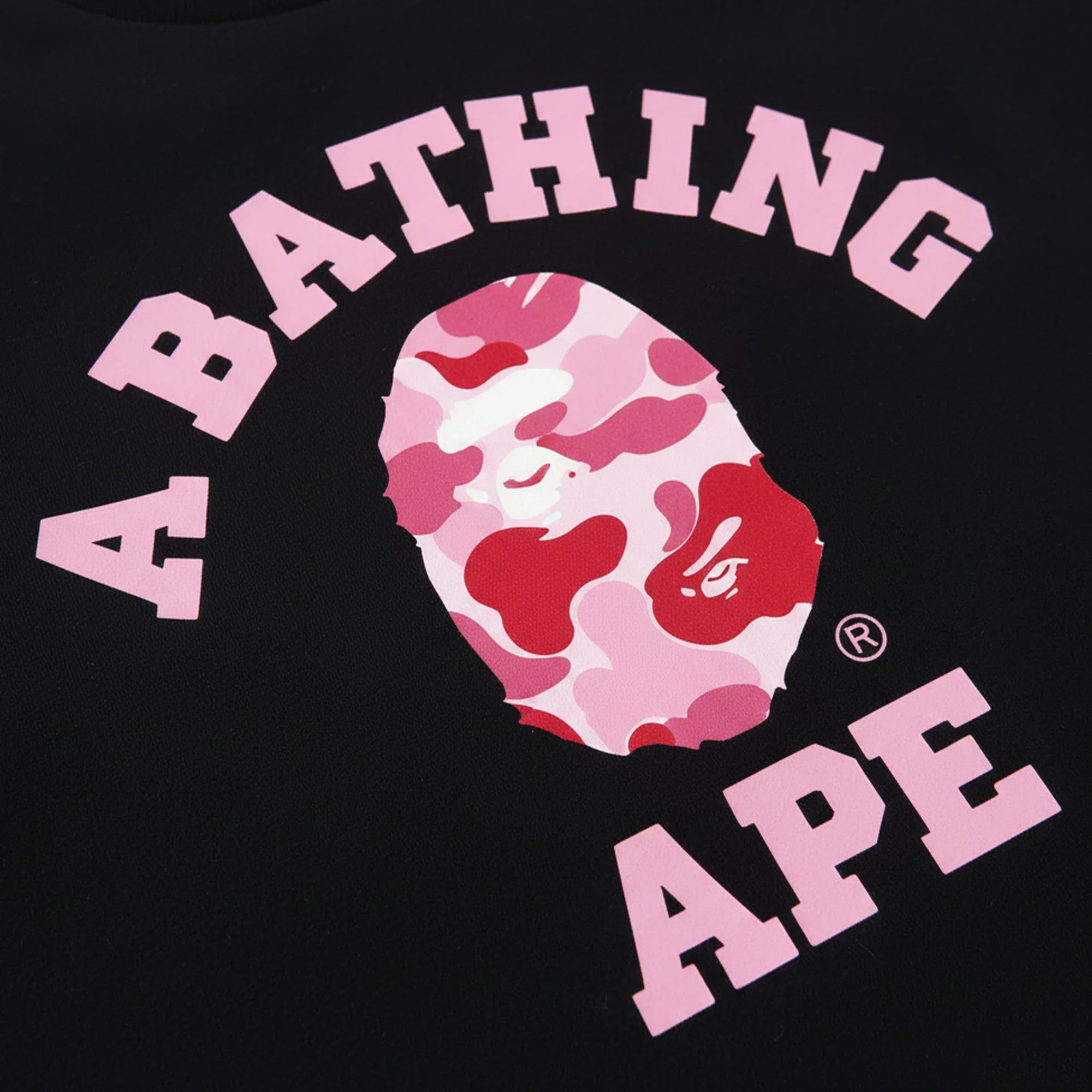 BAPE ABC Camo College Tee 'Black / Pink' (2025) - Image 3