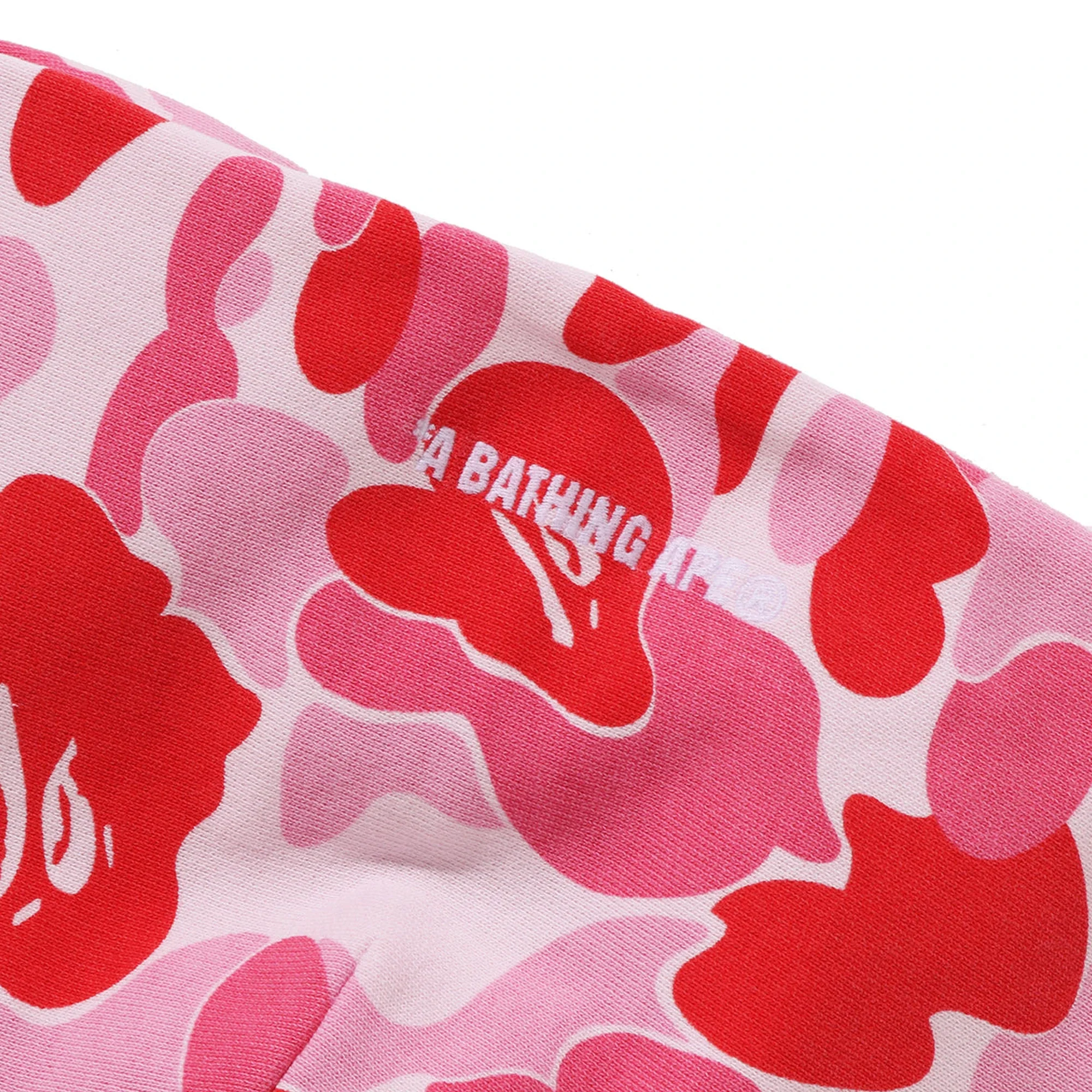 BAPE ABC Camo Heavy Wash Cropped Fit Zip Hoodie 'Pink' (2026) - Image 3