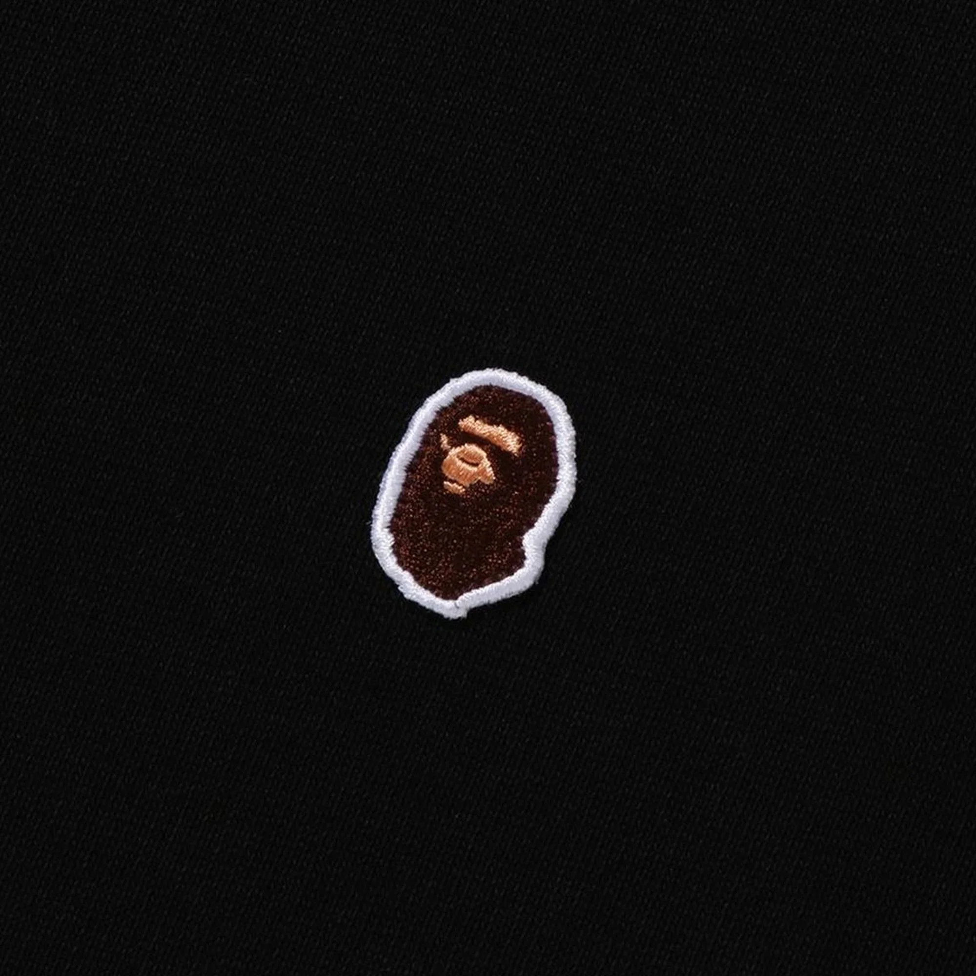 BAPE One Point Relaxed Fit Pullover Hoodie 'Black' - Image 4