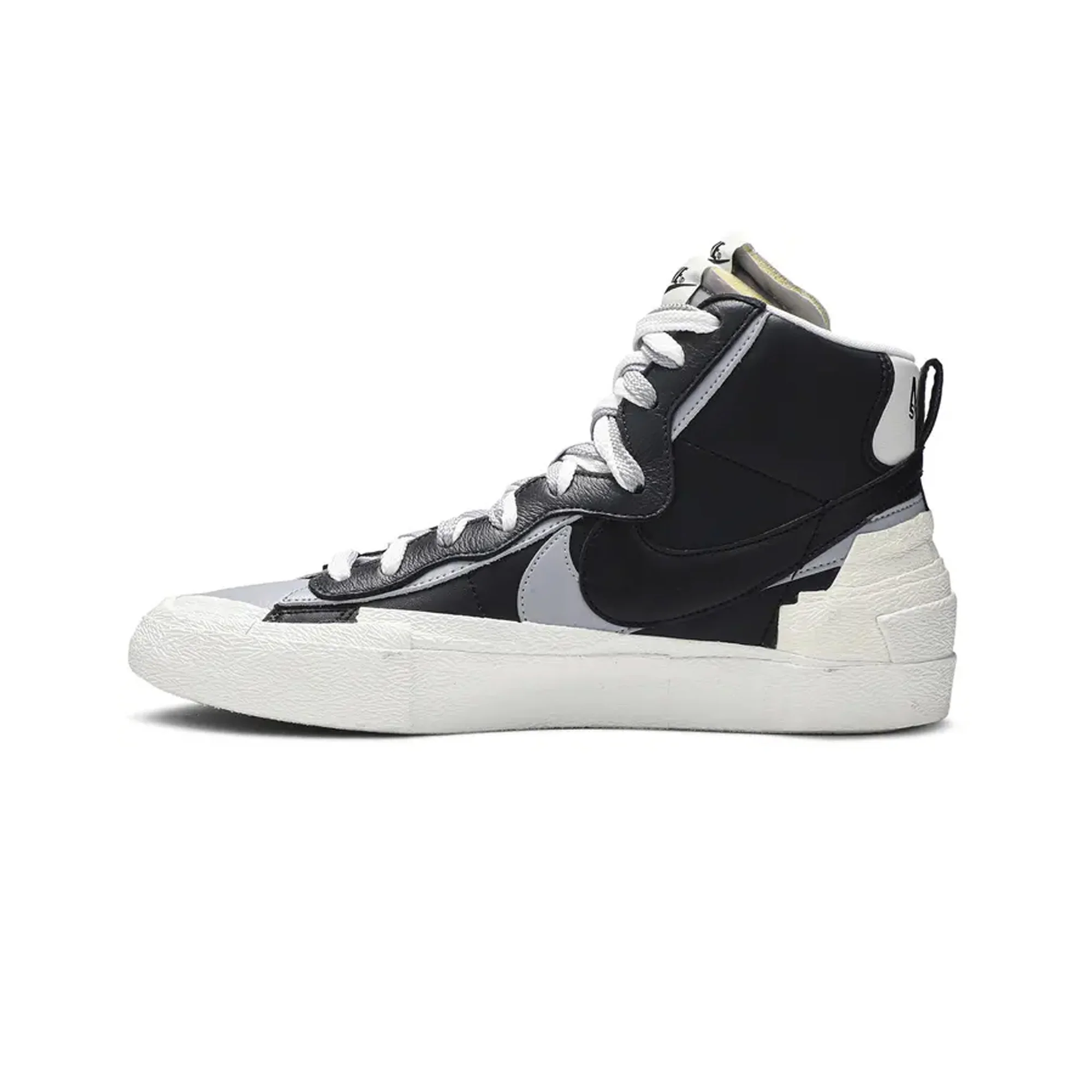 Nike Blazer Mid x Sacai 'Black Grey' - Image 3