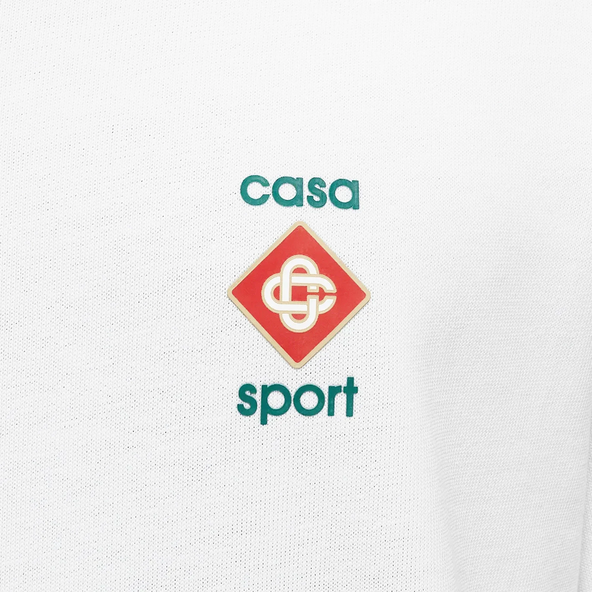 Casablanca Casa Sport Logo 3D Printed T-Shirt 'White' - Image 2