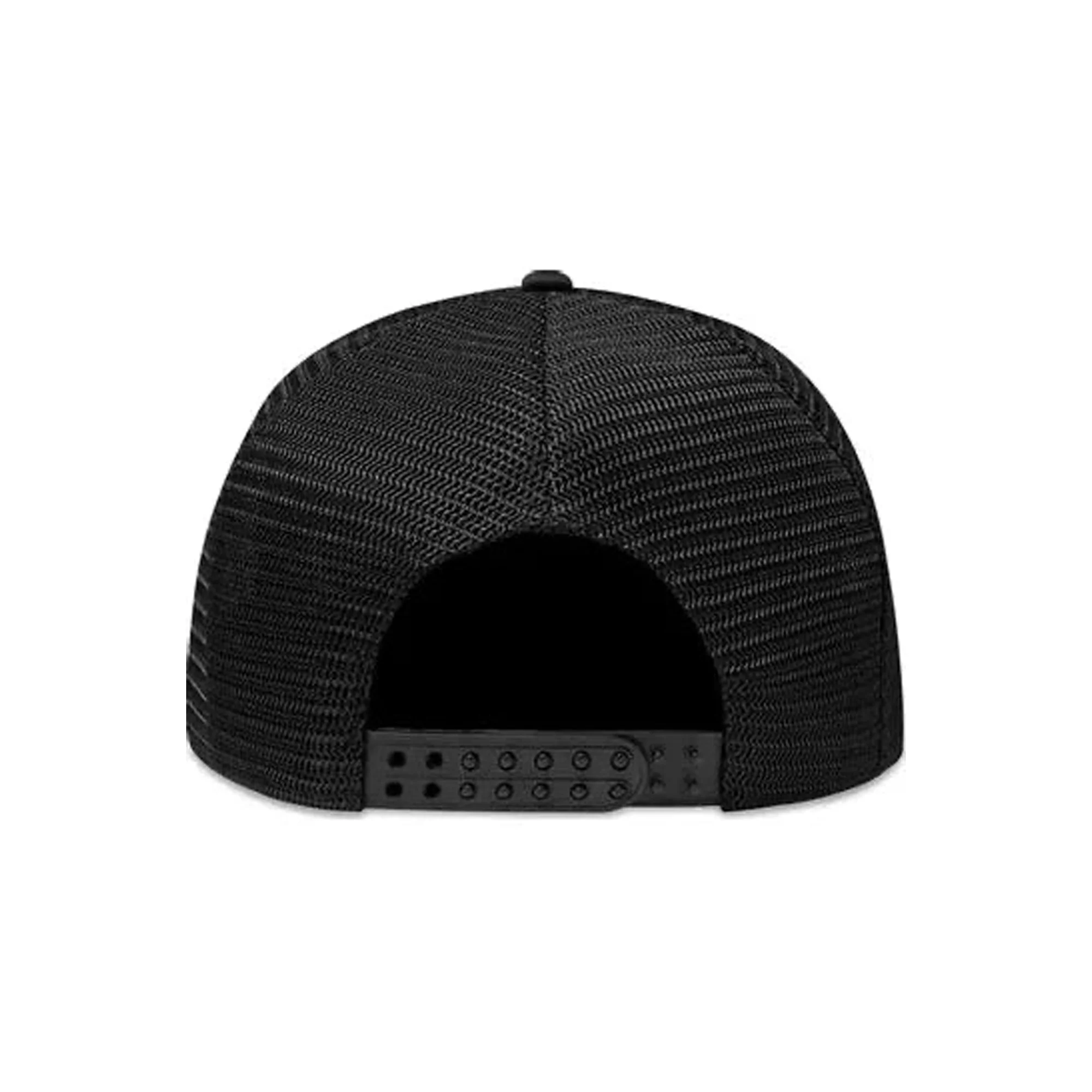Corteiz Alcatraz Premium Puff Print Trucker Hat 'Black / Black' - Image 2