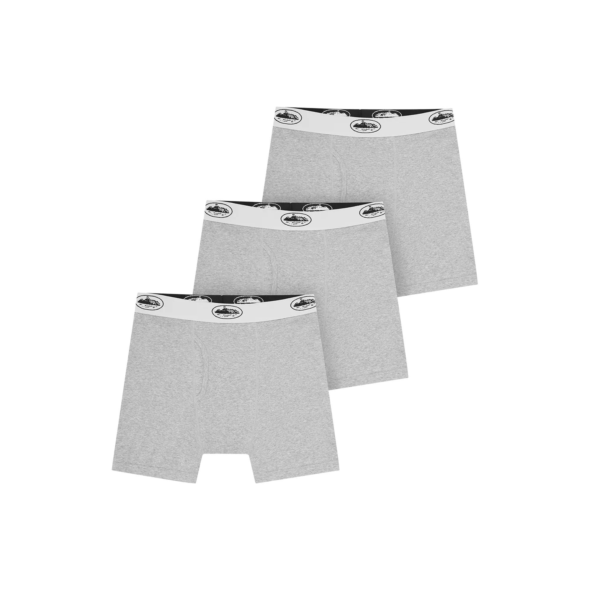 Corteiz Allstarz Boxers (3 Pack) 'Grey' - Image 2