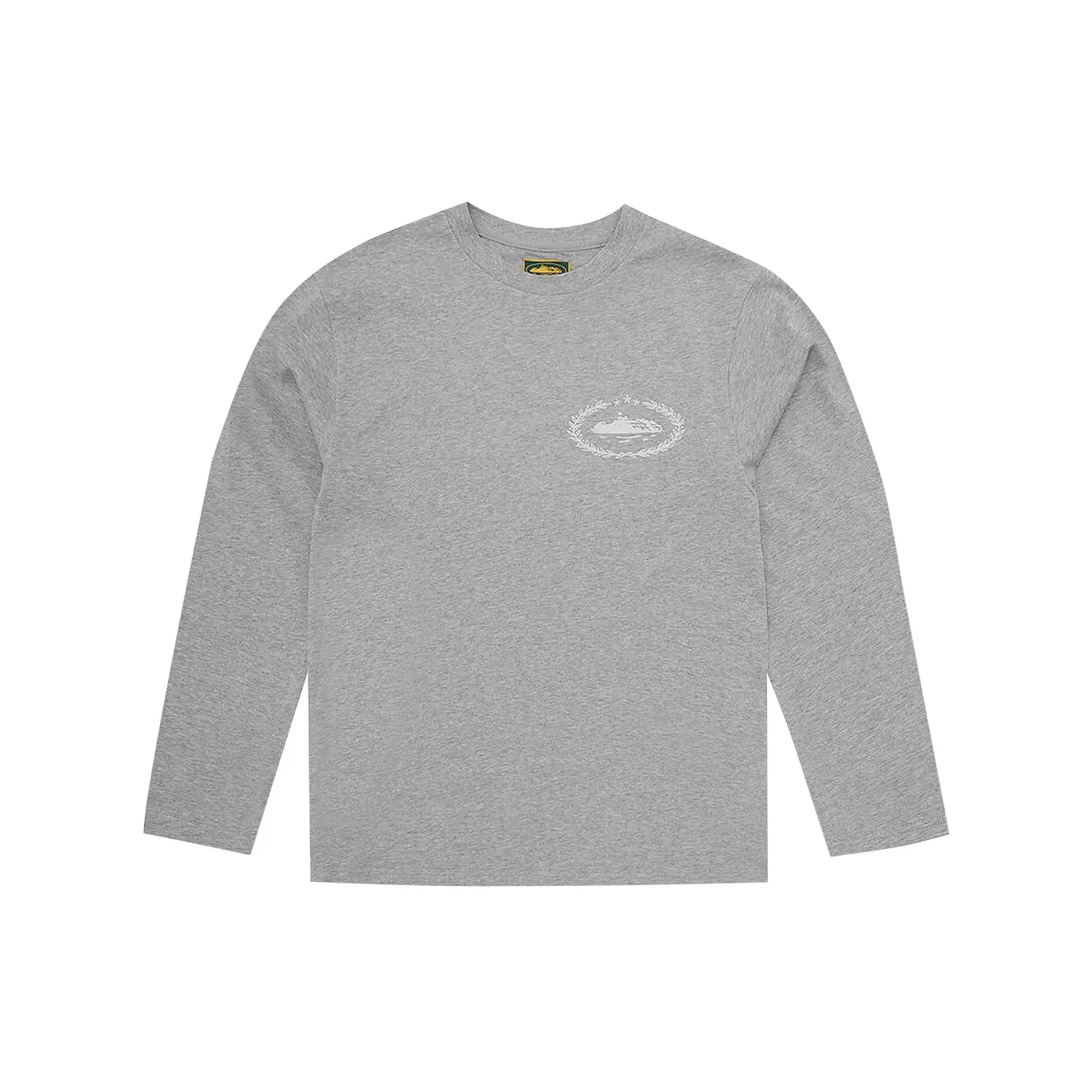 Corteiz Royale Heavyweight Long-Sleeve Tee 'Heather Grey'