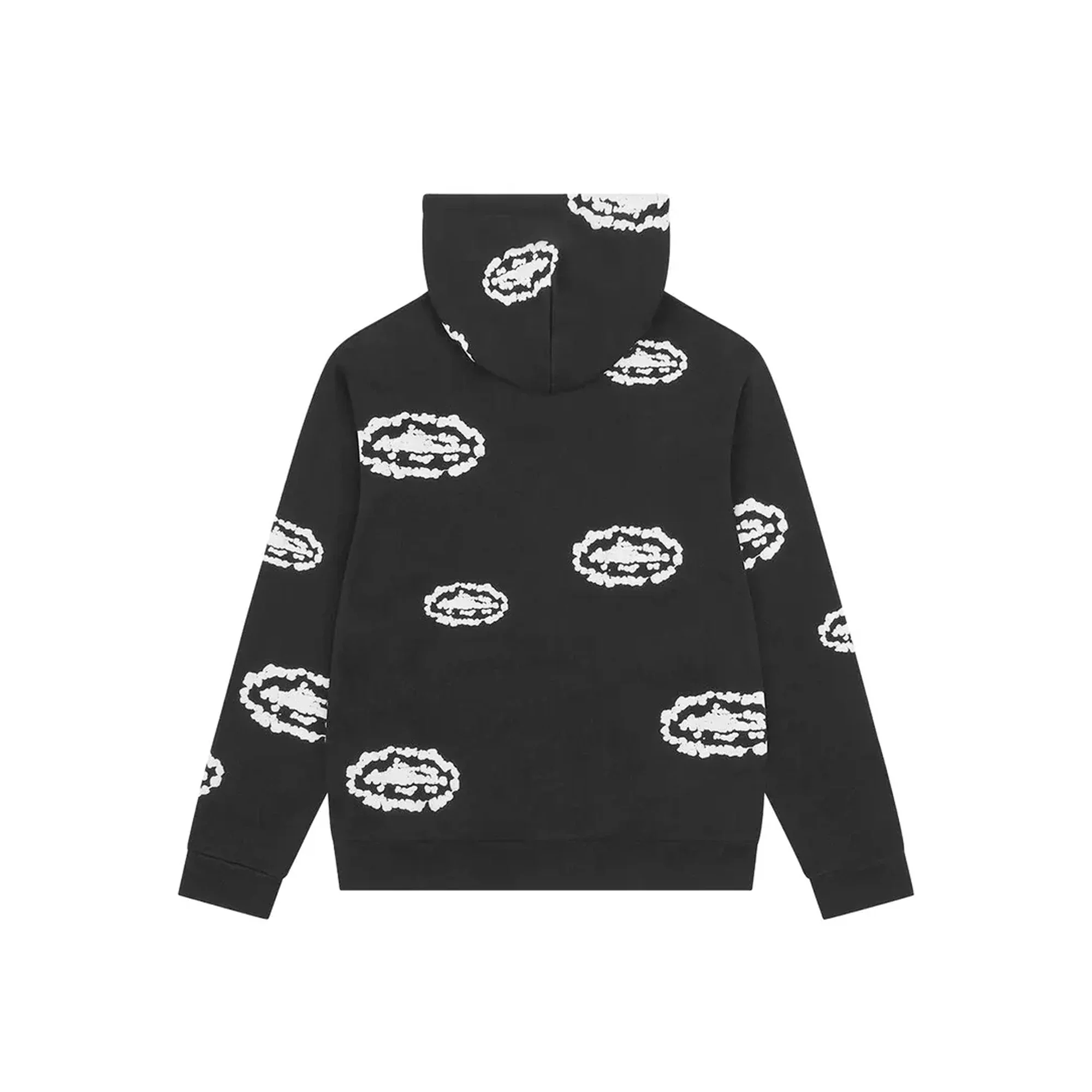 Corteiz x Denim Tears Island Wreath Zip Hoodie 'Black' (2025) - Image 2