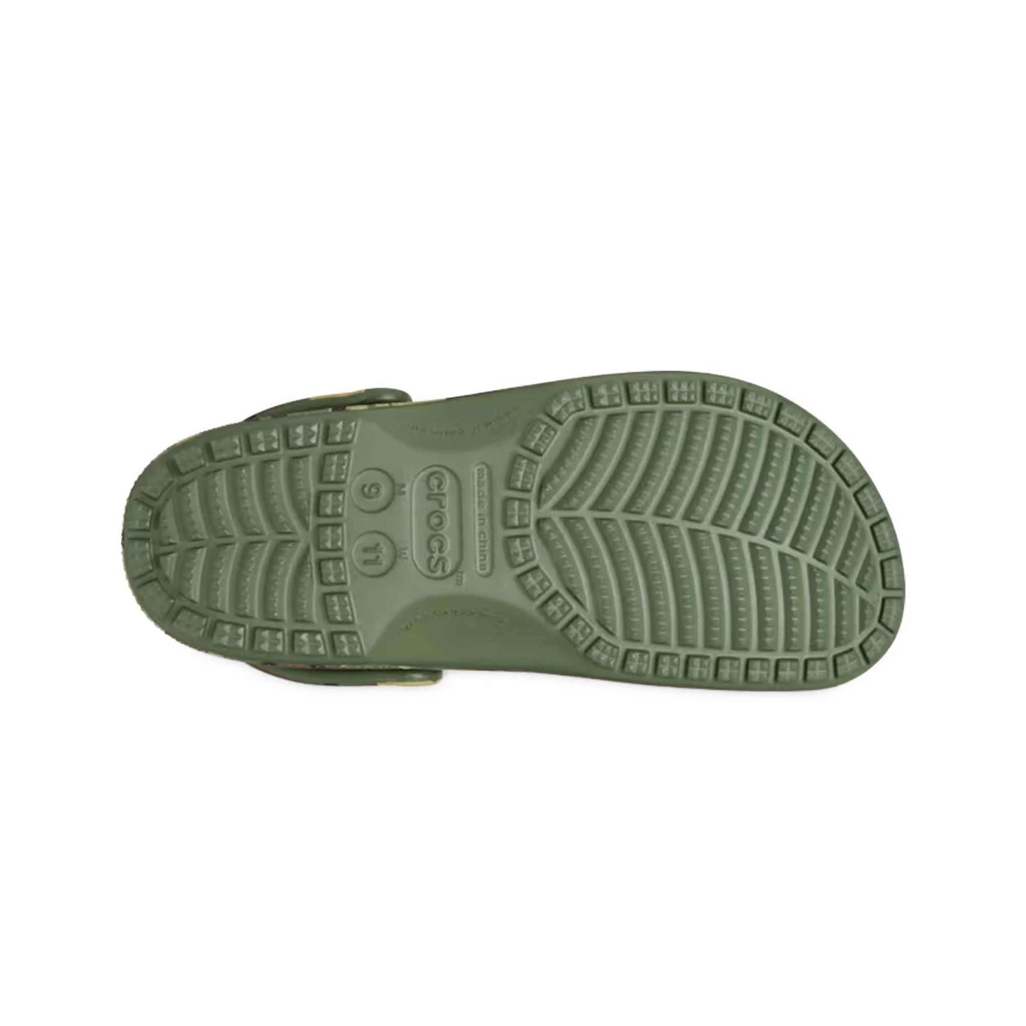 Crocs Classic Camouflage Clog 'Army Green / Multi' - Image 6
