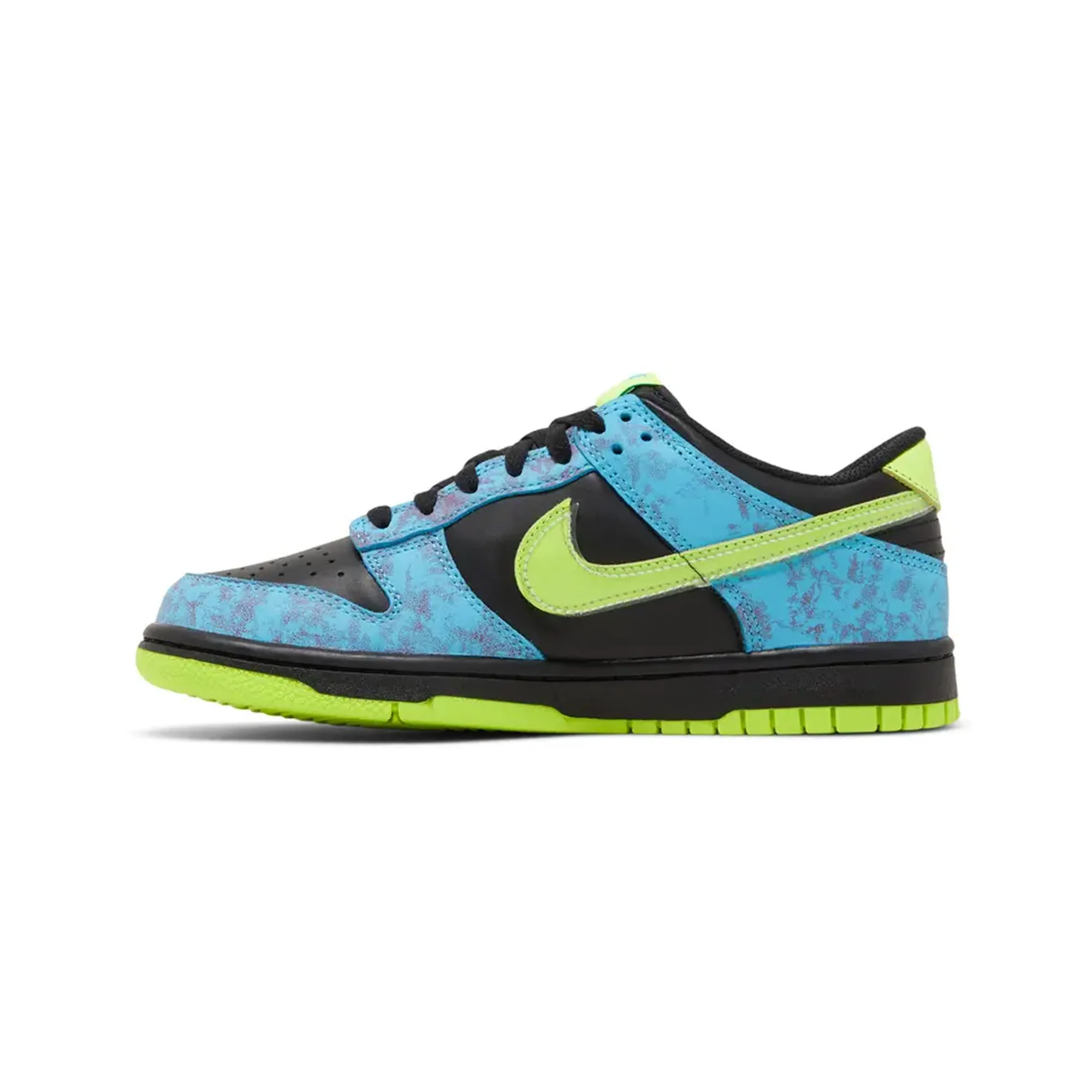 Nike Dunk Low SE 'Acid Wash Baltic Blue Volt' GS (2023) - Image 3
