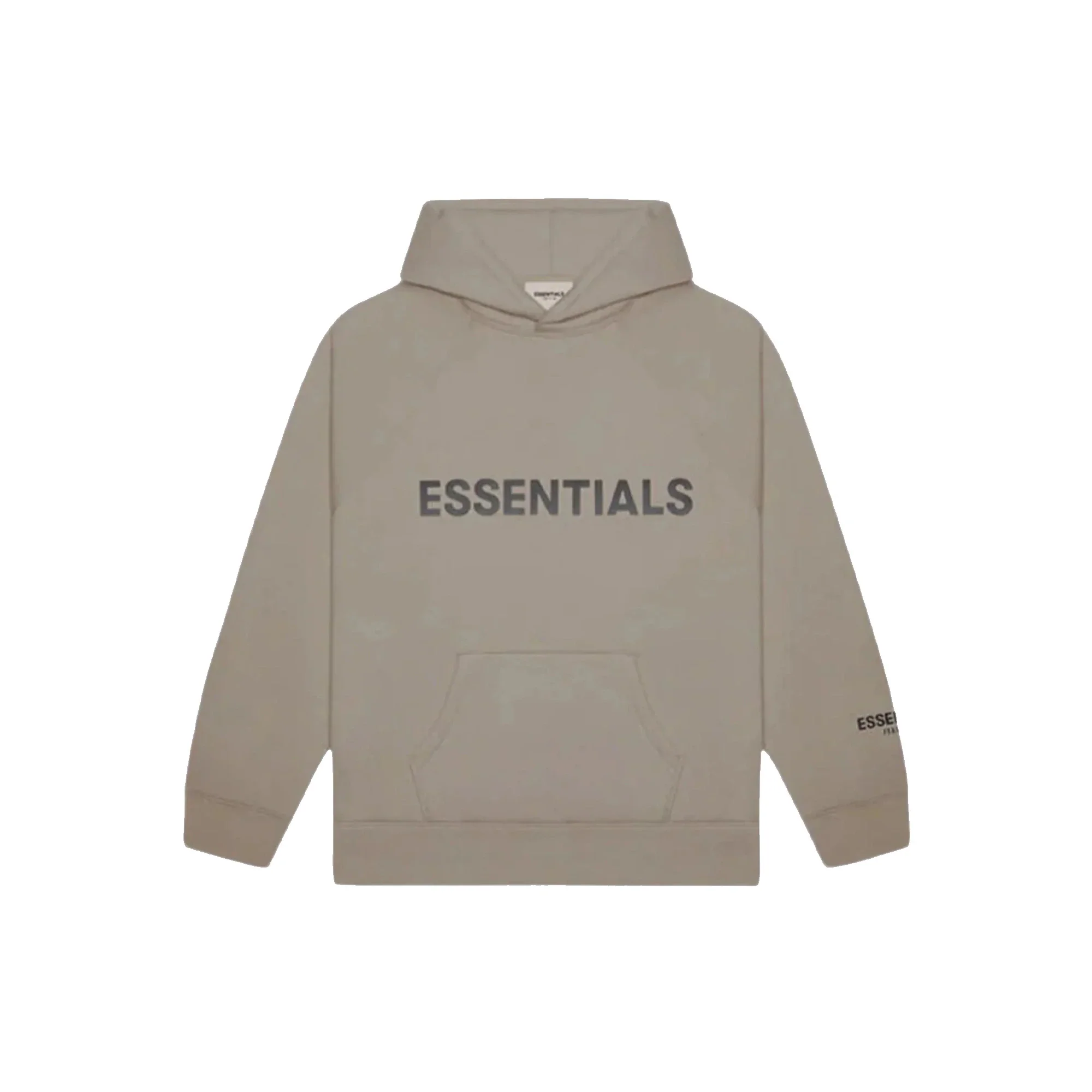 Fear of God Essentials 3D Silicon Applique  Hoodie 'Taupe'