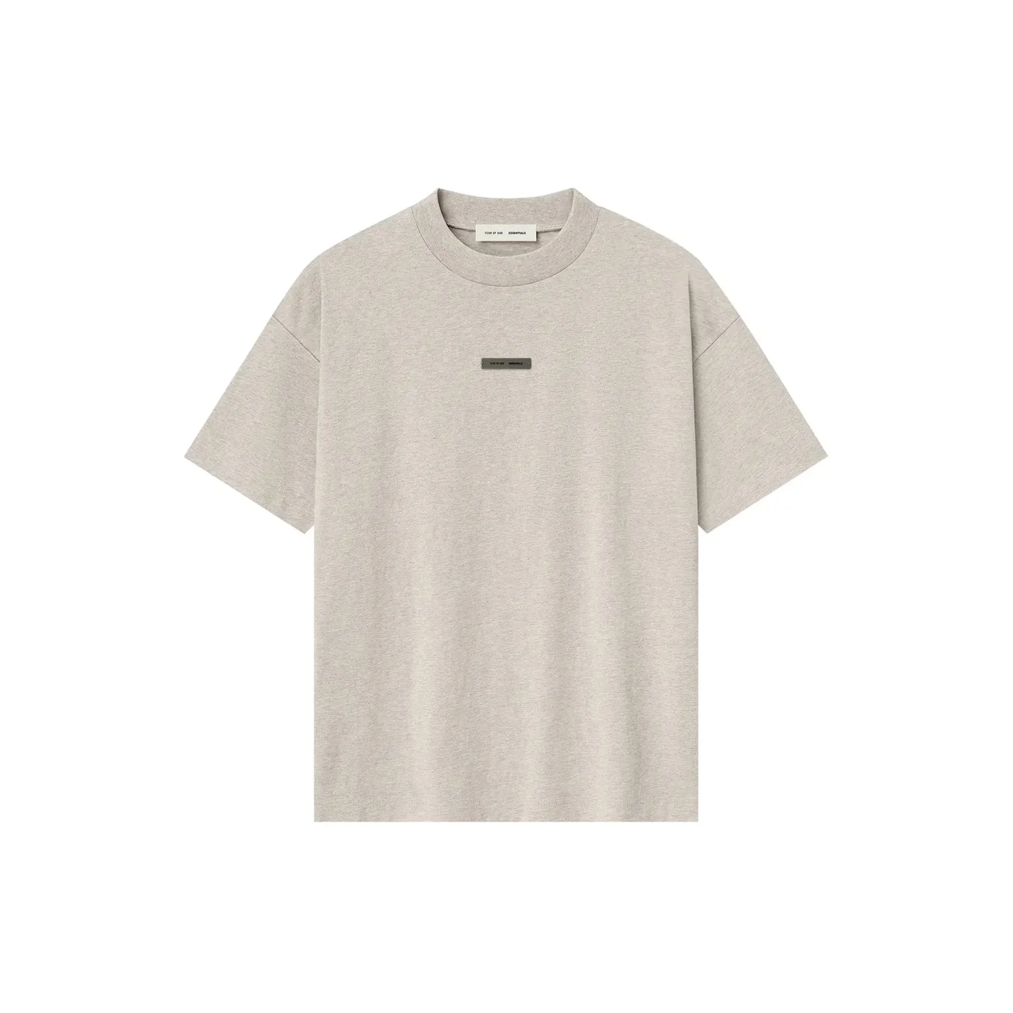 Fear of God Essentials Classic Short Sleeve Tee 'Heather Stone' (2025)