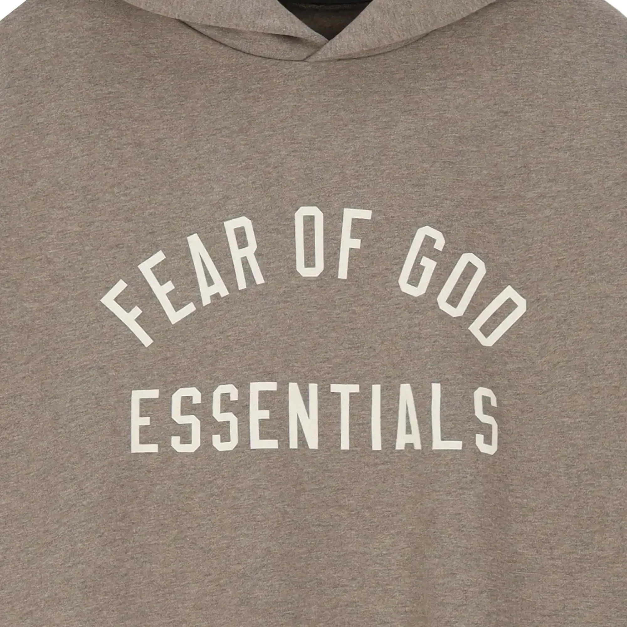 Fear of God Essentials Fleece Hoodie 'Heather Gray' (2024) - Image 3