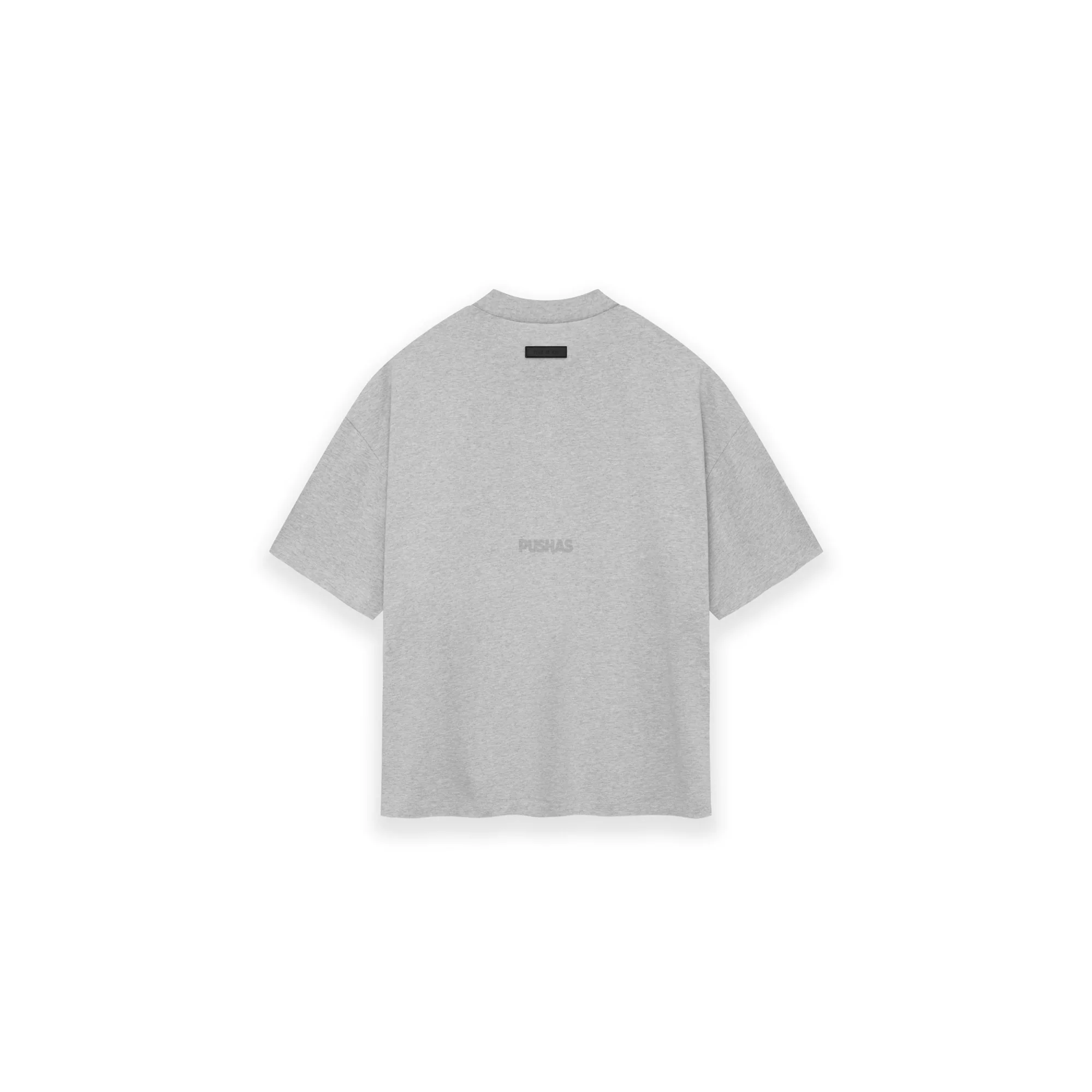 Fear Of God Essentials Heavy Jersey Crewneck T-shirt 'Light Heather Grey' (2024) - Image 2