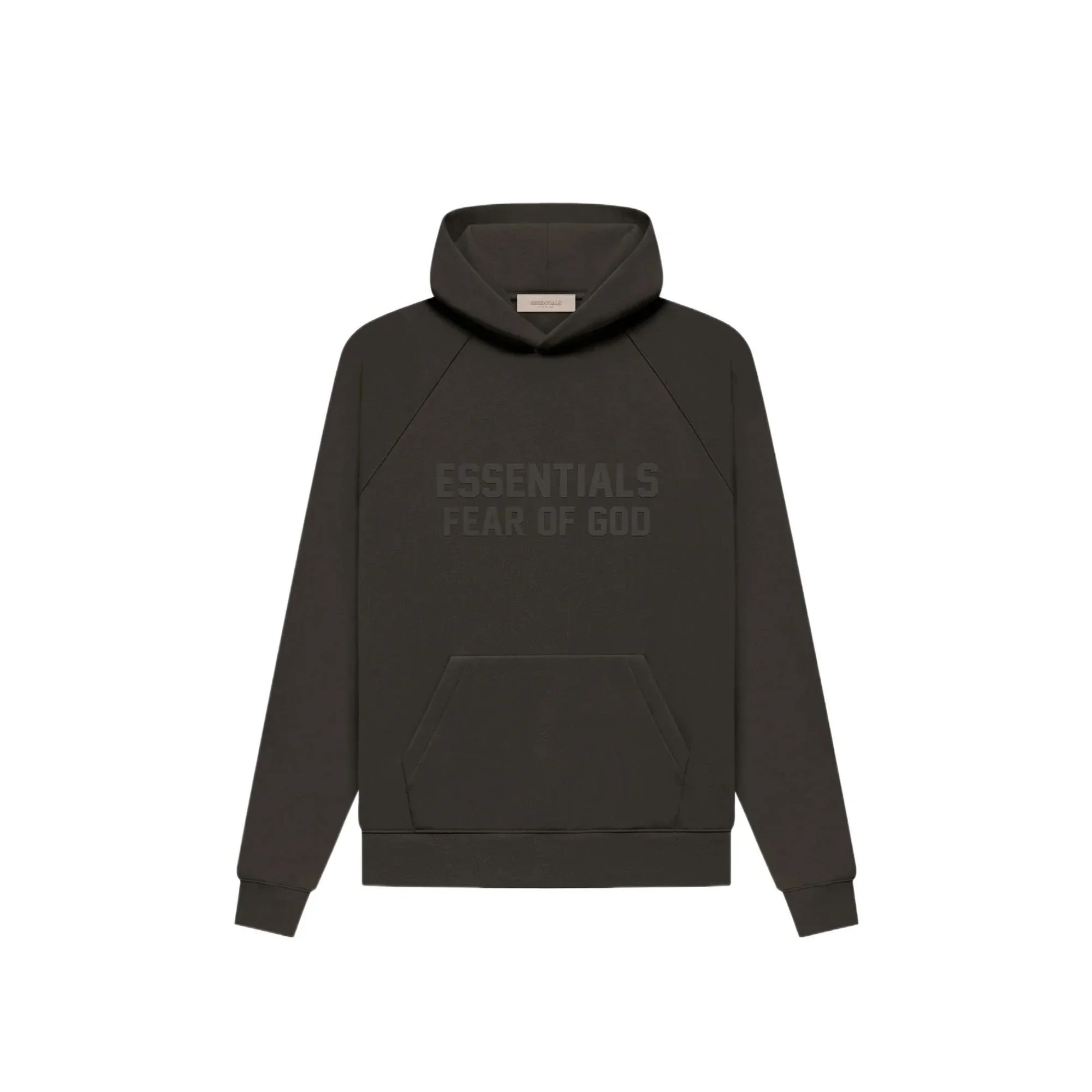 Fear of God Essentials Hoodie 'Off Black' (2022) - Image 2