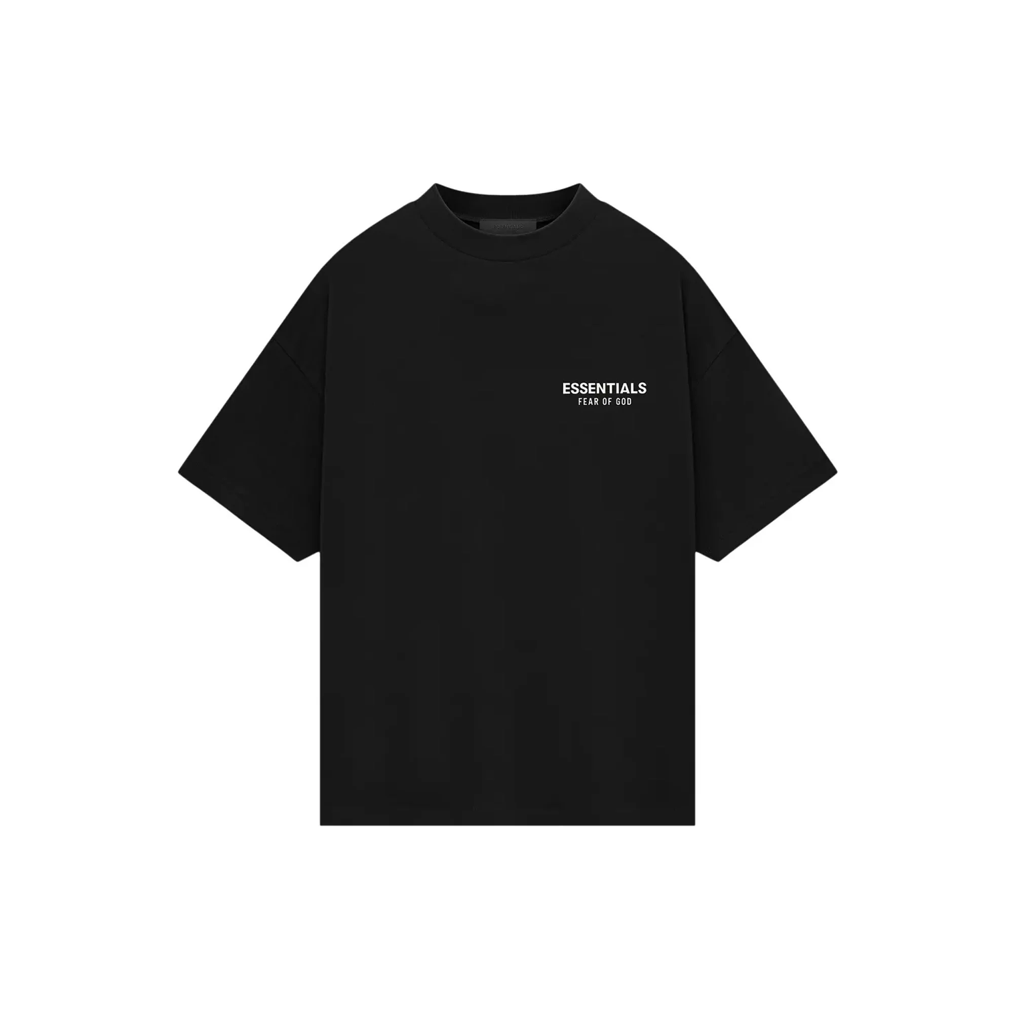 Fear of God Essentials Jersey Crewneck T-Shirt 'Black' (2024)