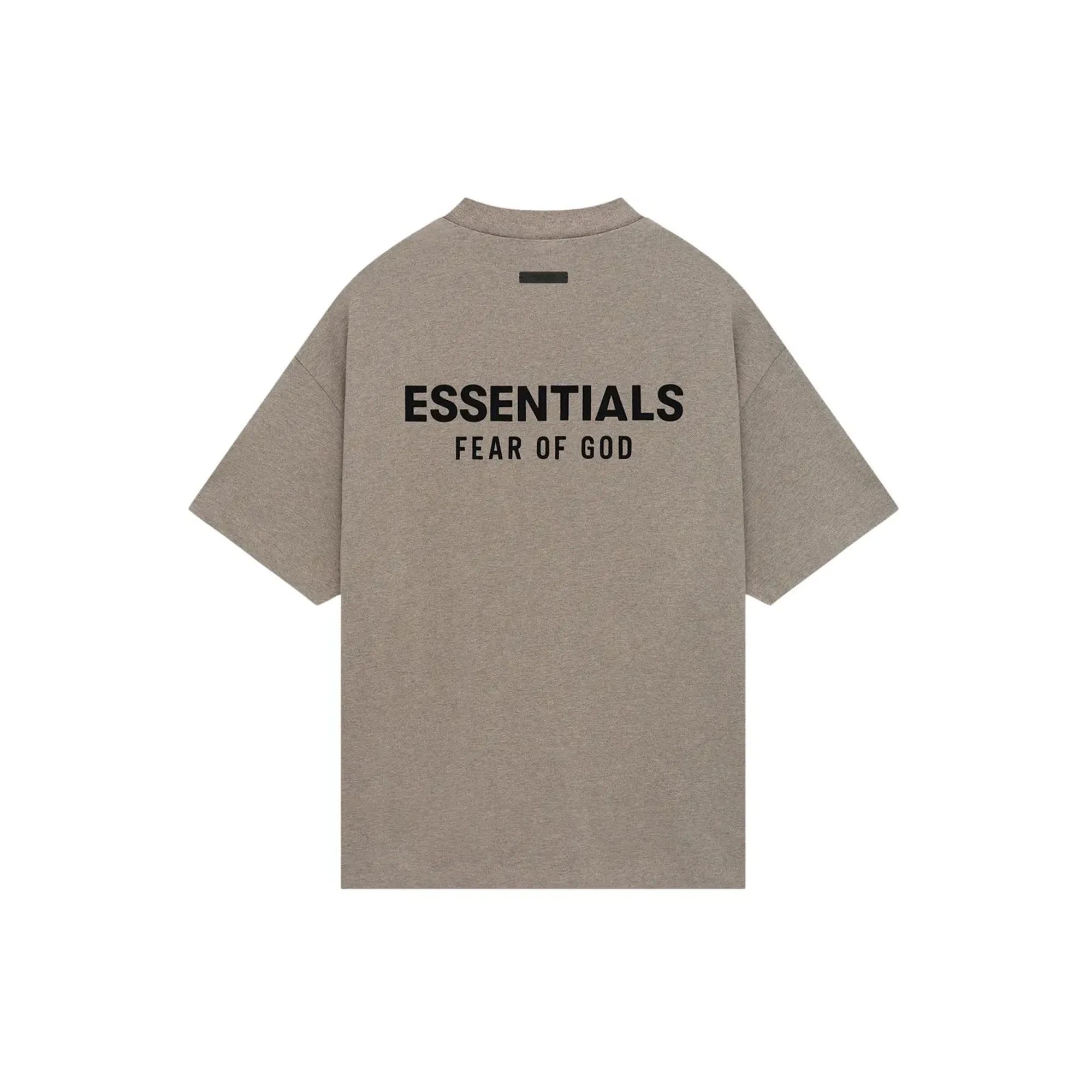 Fear of God Essentials Jersey Crewneck T-Shirt 'Heather Gray' (2024) - Image 2