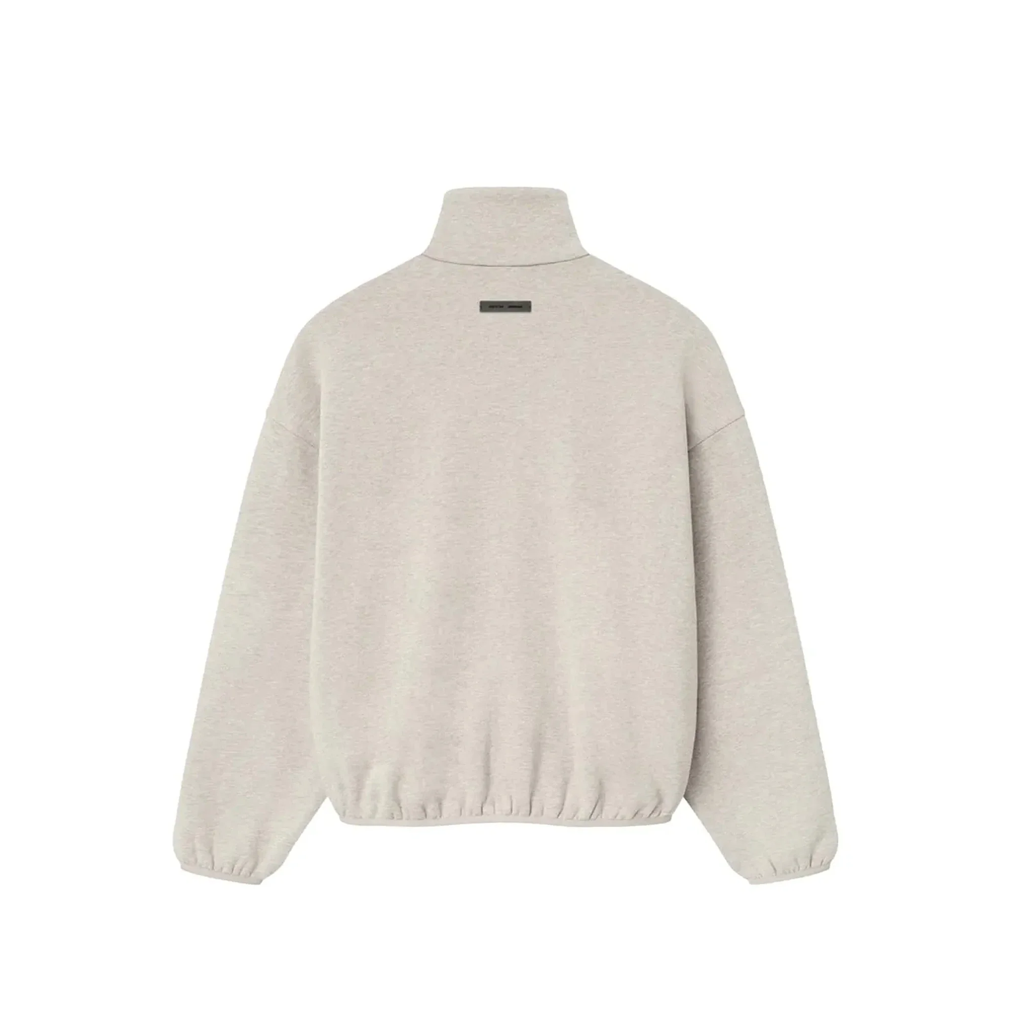 Fear of God Essentials Modern Fleece Piping Track Jacket 'Heather Stone / Cloud White' (2025) - Image 2