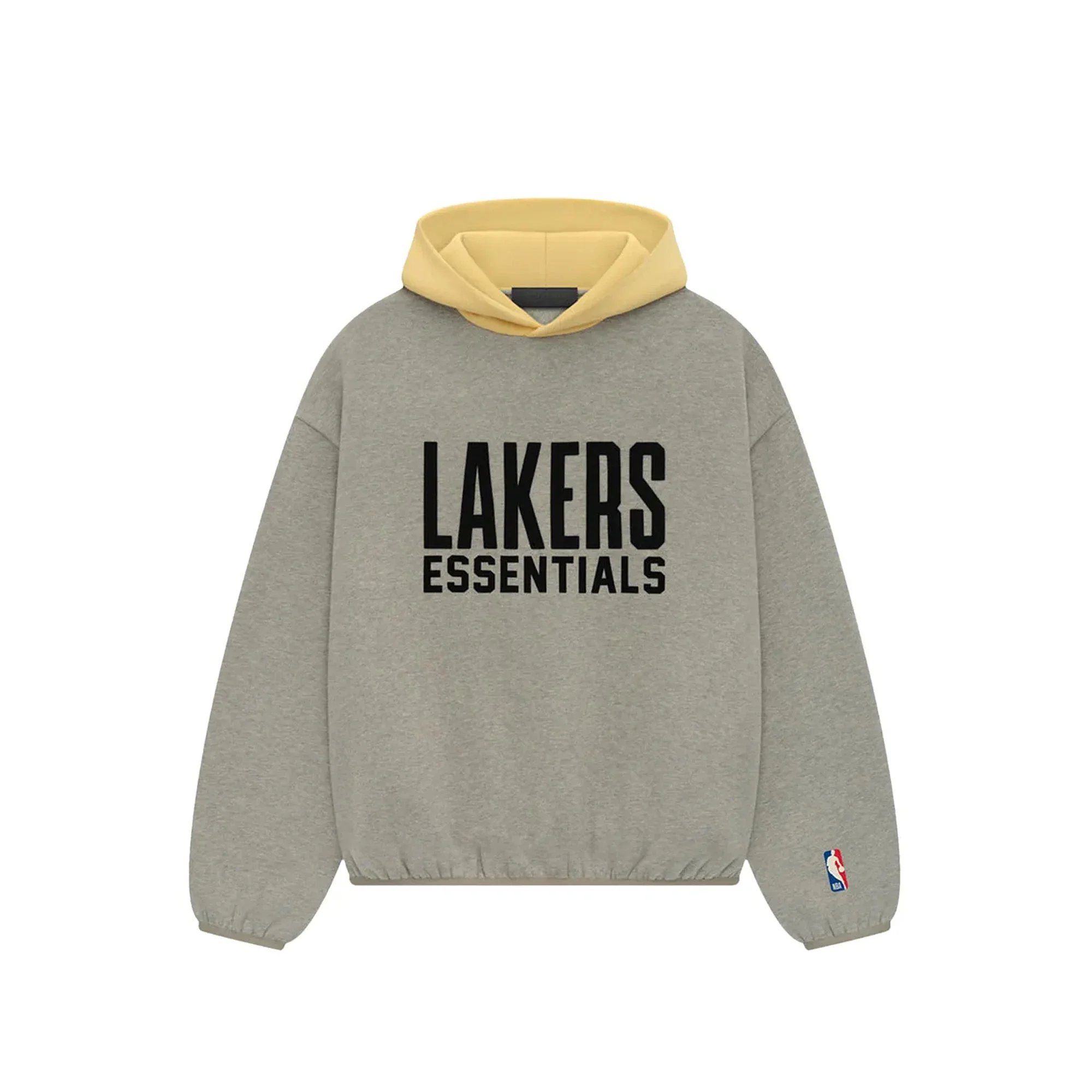 Fear of God Essentials x NBA Lakers Hoodie 'Warm Heather' (2024)