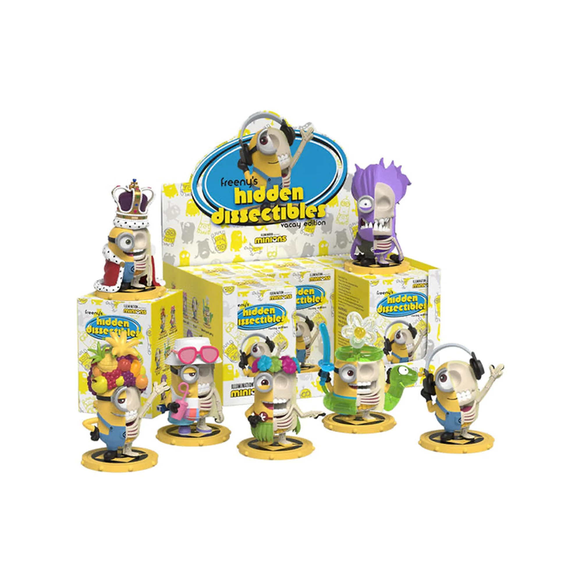 Freeny's Hidden Dissectibles Minions Series 01 'Vacay Edition' (6 Blind Boxes)