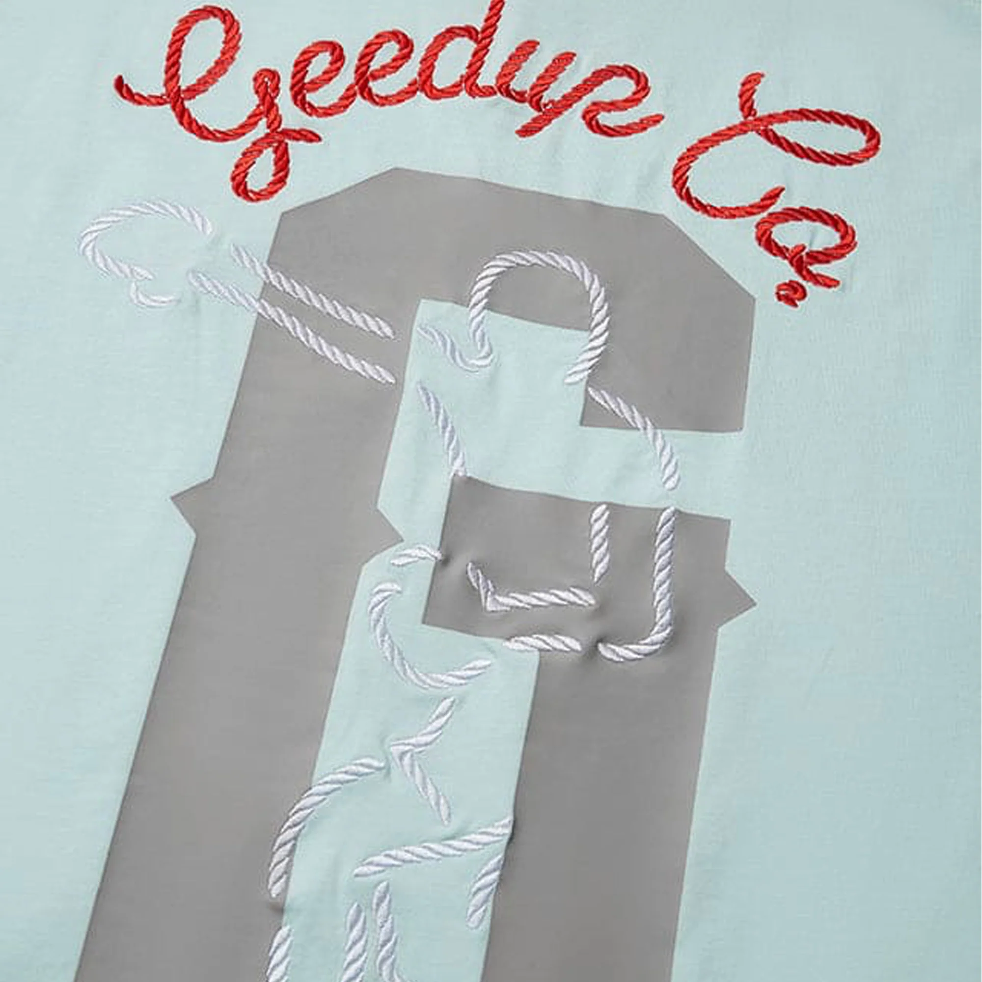 Geedup Boxer T-Shirt 'Light Blue / Red' (2025) - Image 4
