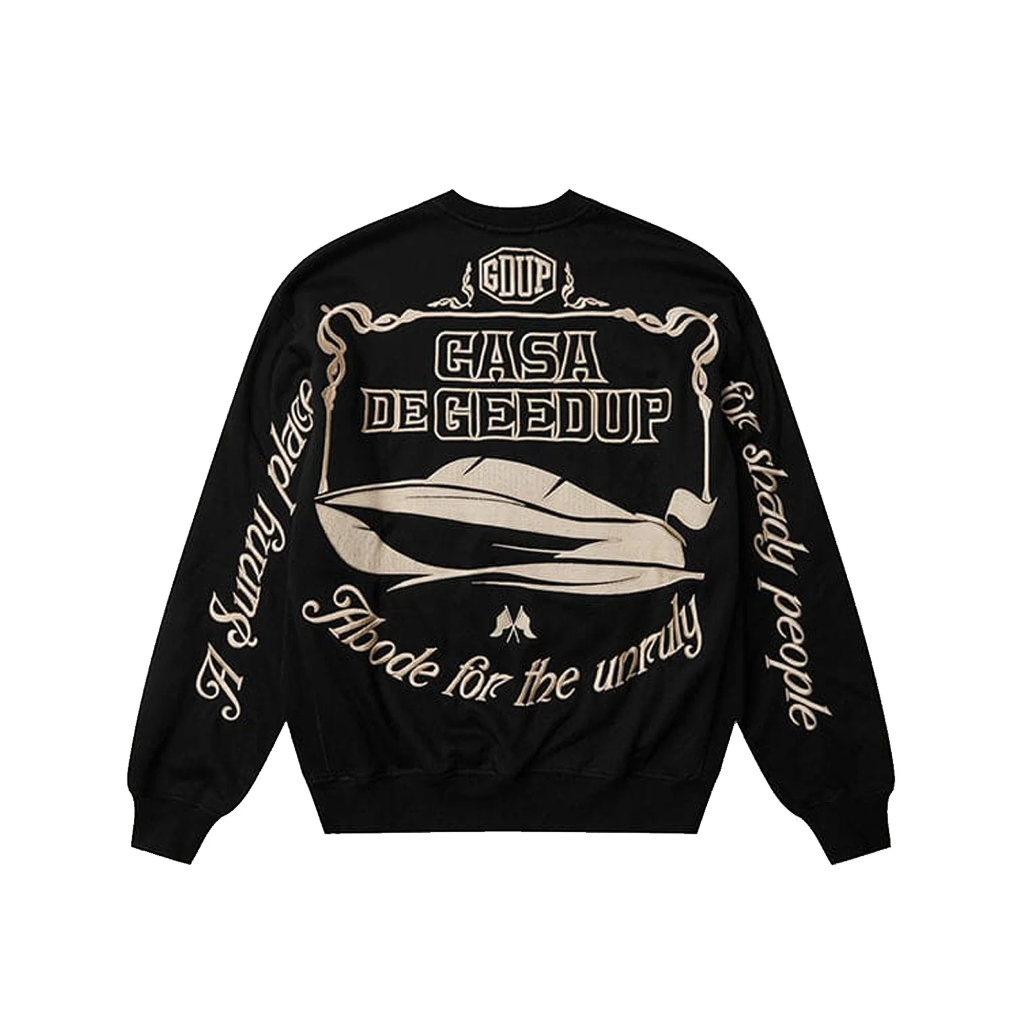 Geedup CDG Crewneck 'Black / Cream' (2026)