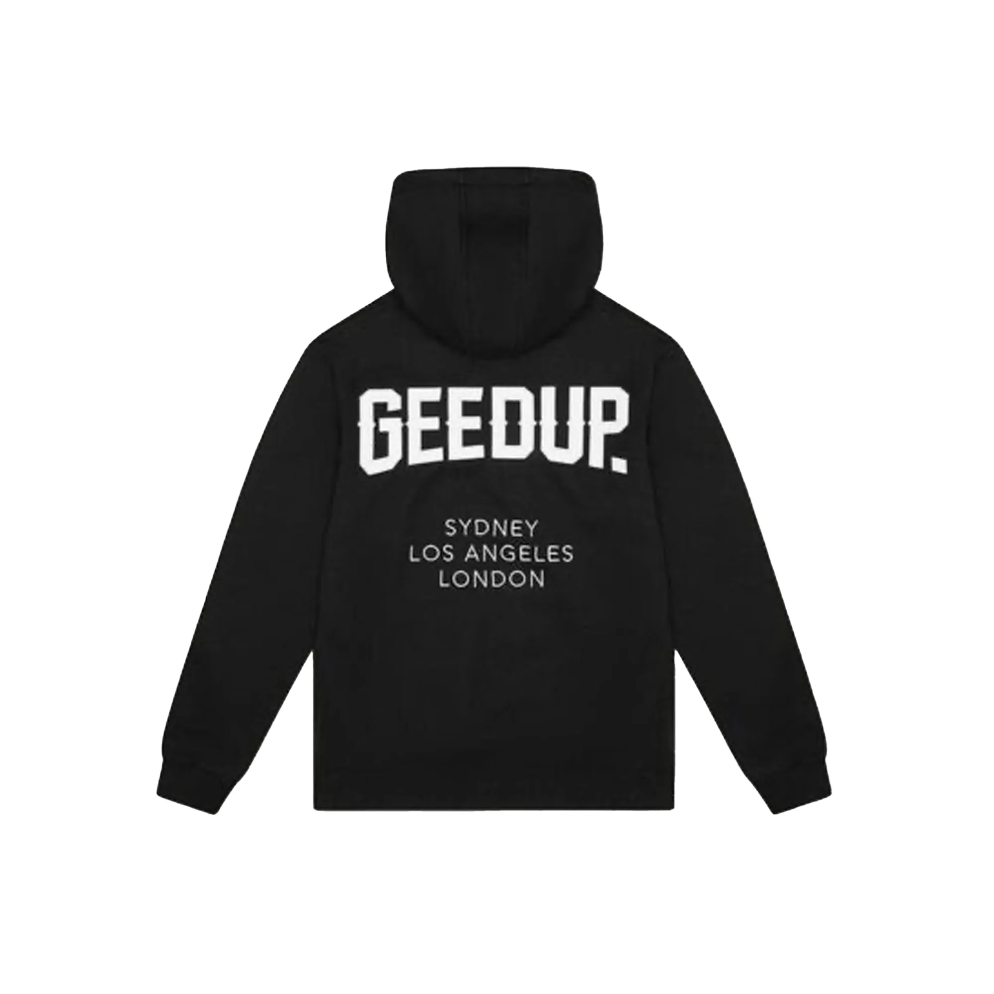 Geedup Cities Hoodie 'Black White' - Image 2