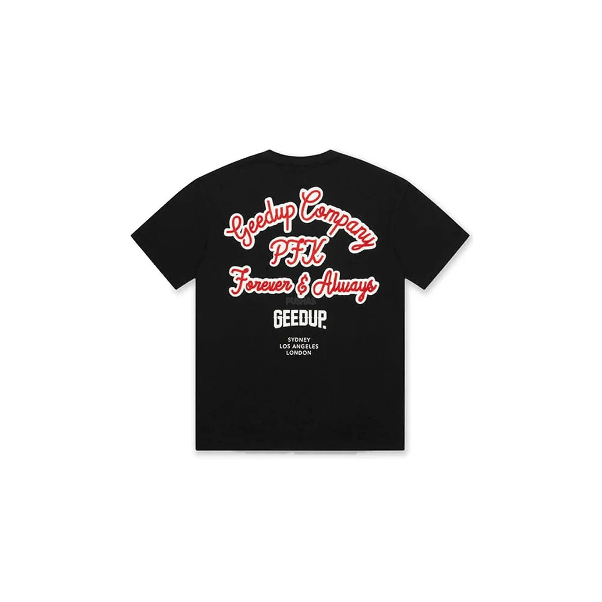 Geedup Company T-Shirt 'Black/Red' (2023) - Image 2