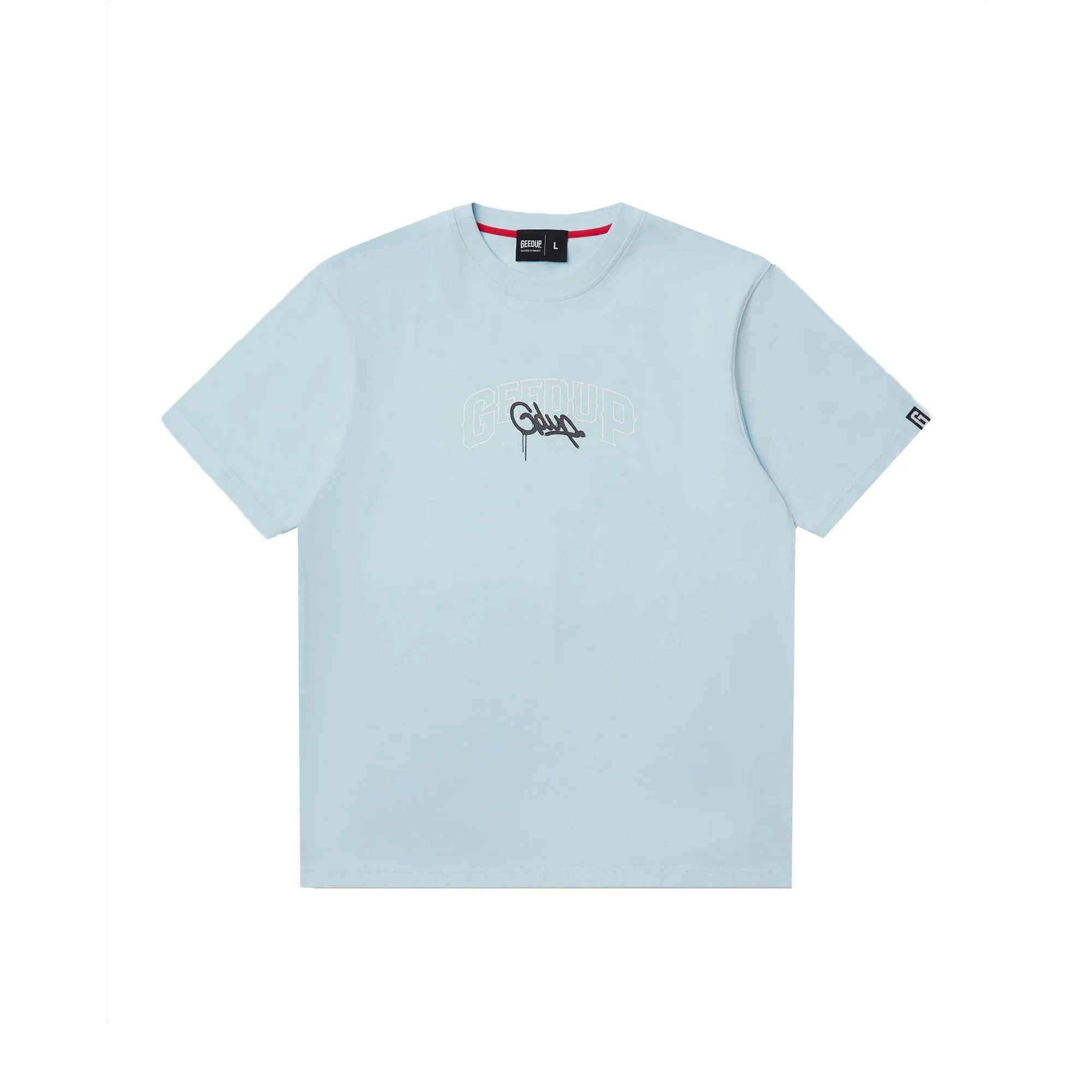 Geedup Core Handstyle T-Shirt 'Cool Blue / Black' (2025) - Image 2