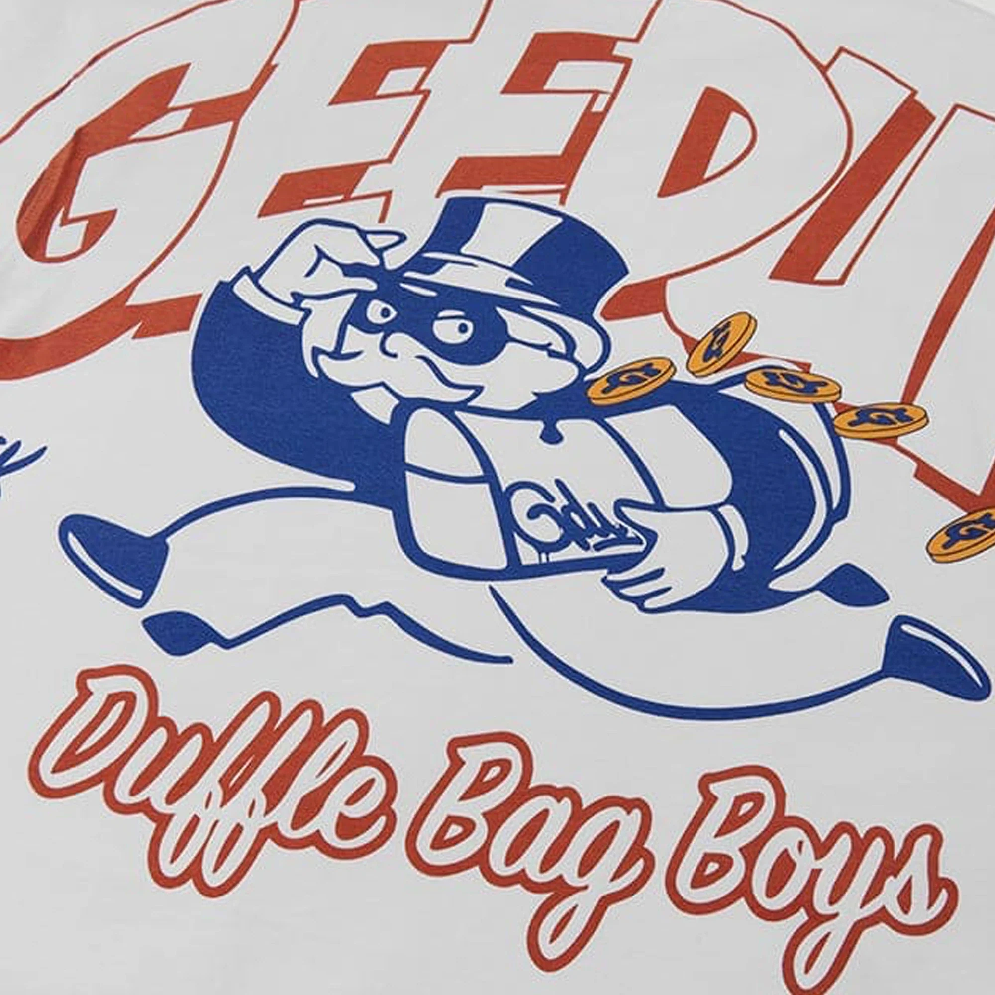 Geedup Duffle Bag Boys T-Shirt 'White / Red/ Blue' (2025) - Image 3