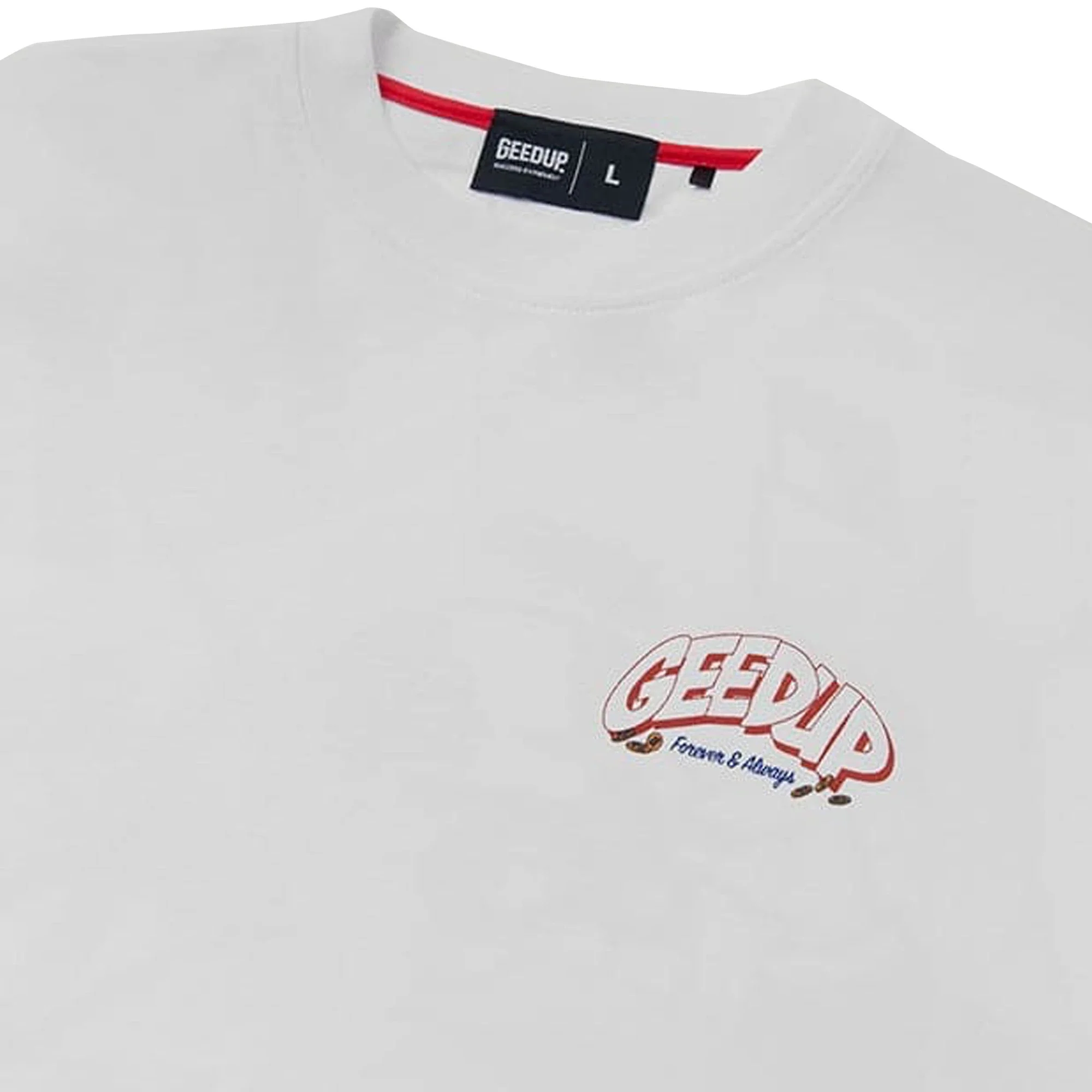 Geedup Duffle Bag Boys T-Shirt 'White / Red/ Blue' (2025) - Image 4