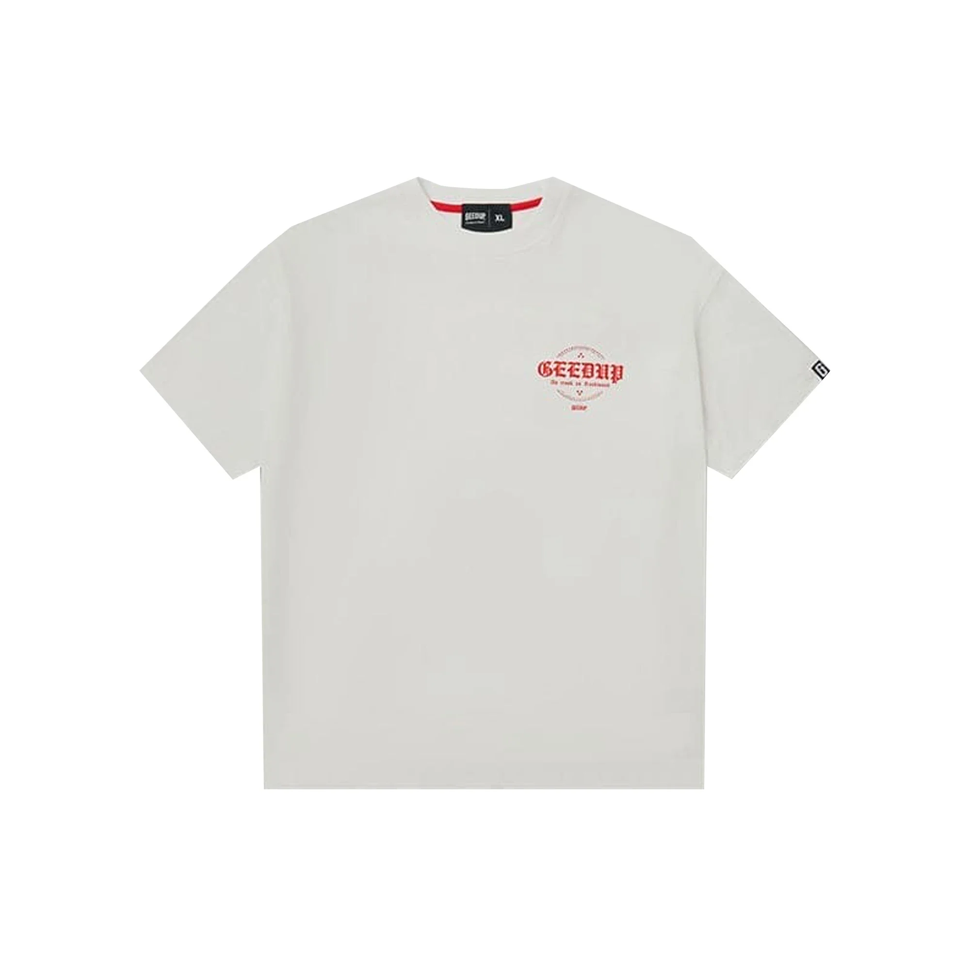 Geedup Garment Co. T-Shirt 'White / Red' (2026) - Image 2