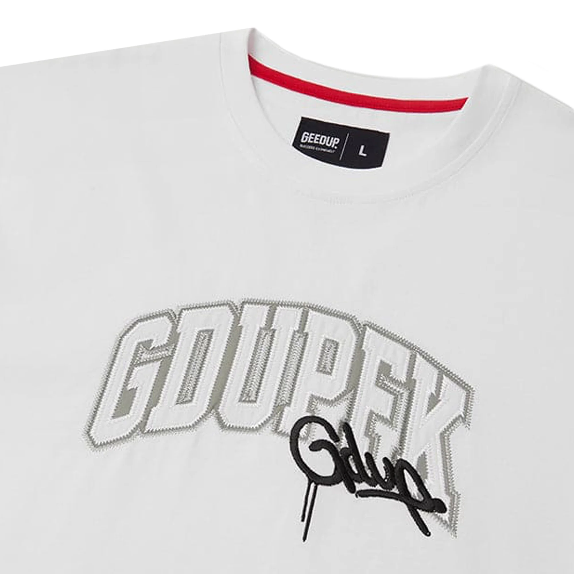 Geedup GDUPFK T-Shirt 'White / Green' (2025) - Image 2