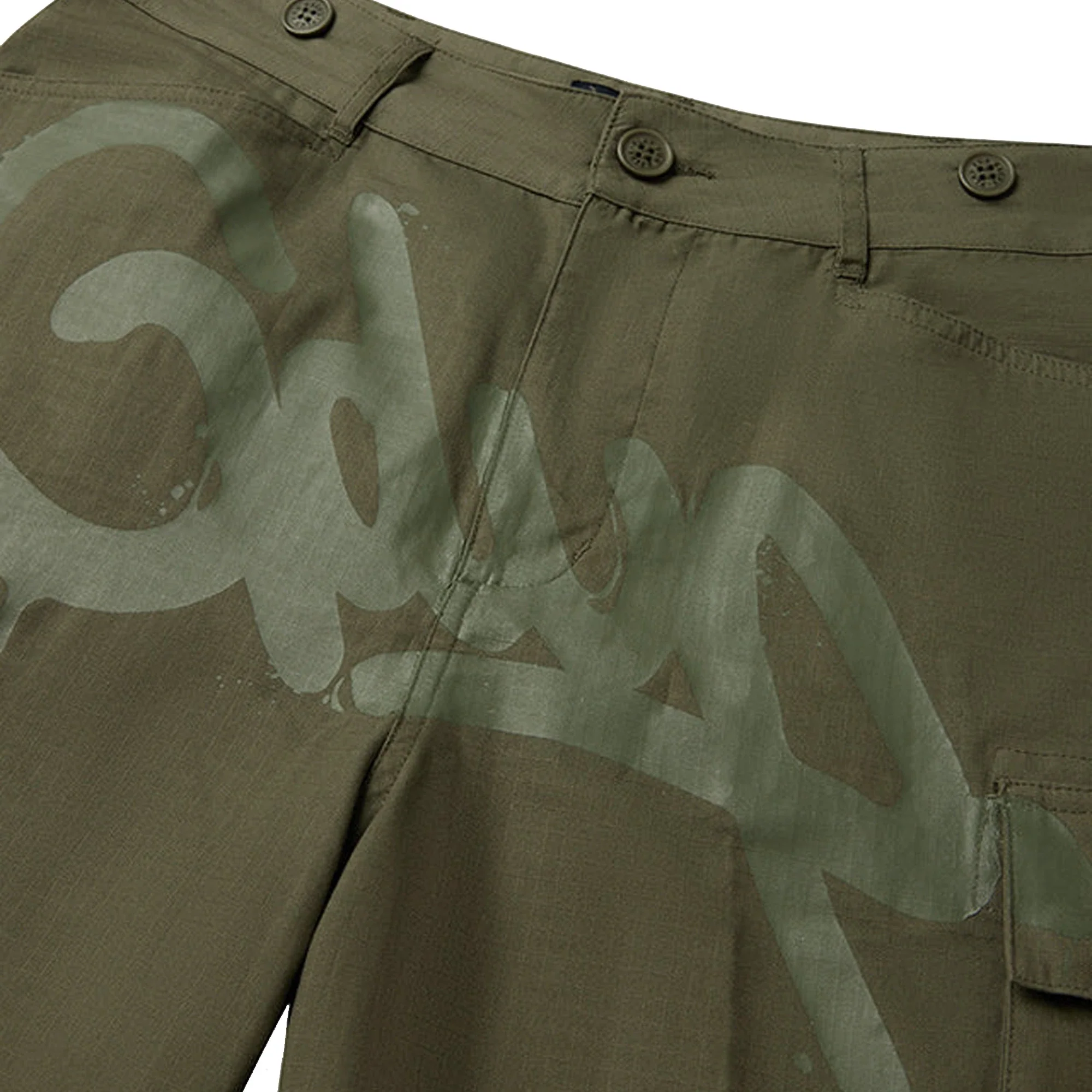 Geedup Handstyle Cargo Short 'Olive Tonal' (2025) - Image 2