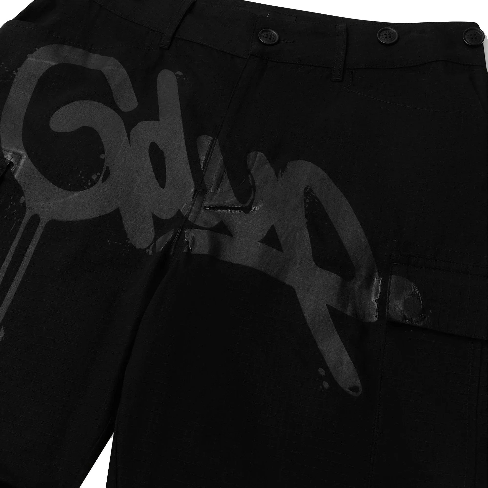 Geedup Handstyle R/S Cargo Pants 'Black' (2025) - Image 3
