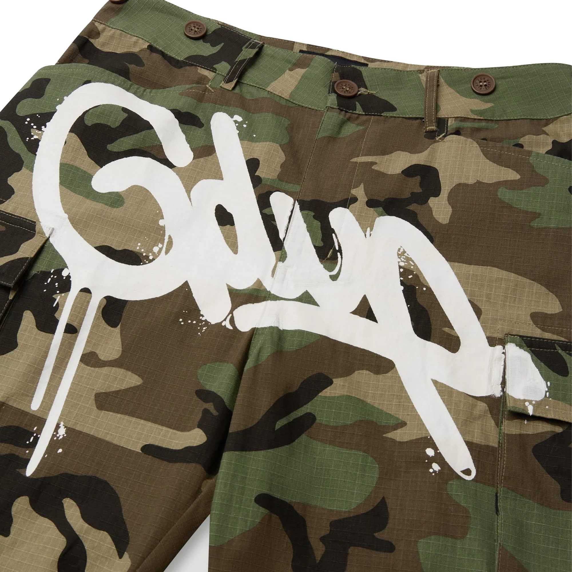 Geedup Handstyle R/S Cargo Pants 'Camo Green' (2025) - Image 3