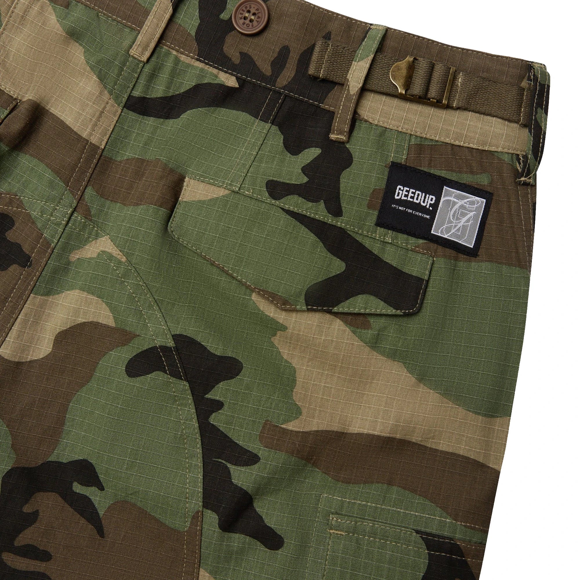 Geedup Handstyle R/S Cargo Pants 'Camo Green' (2025) - Image 4