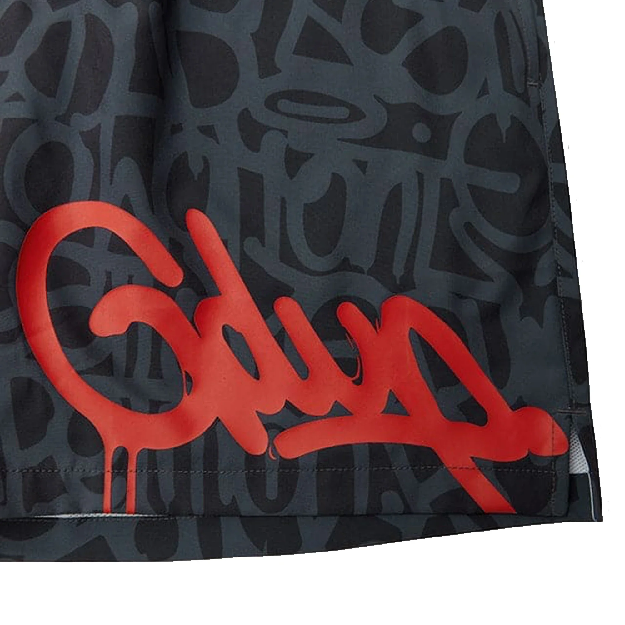 Geedup Handstyle Swim Short 'Black / Red' (2025) - Image 4