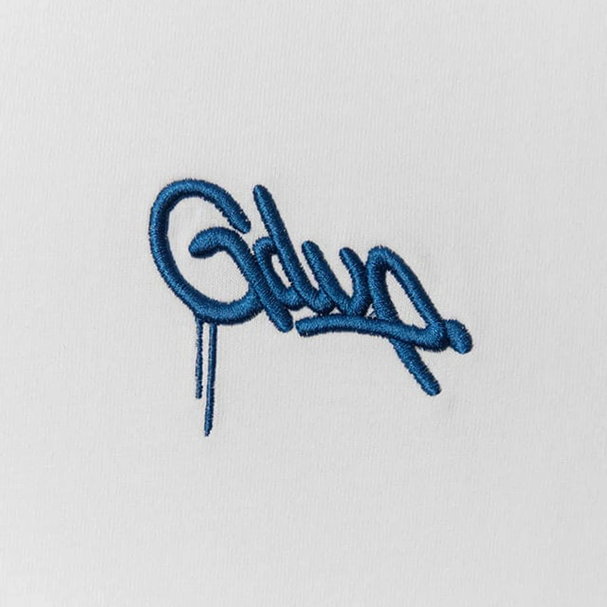 Geedup Micro Handstyle T-Shirt 'White / Blue' (2025) - Image 3