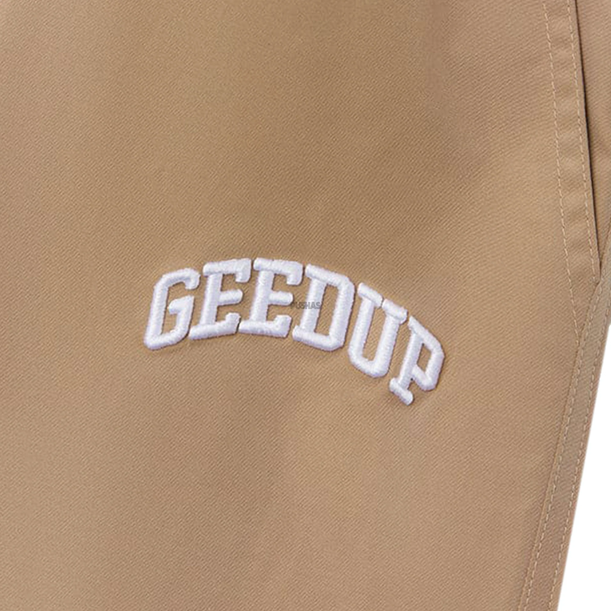 Geedup Micro Team Logo Shorts 'Tan' (2024) - Image 3