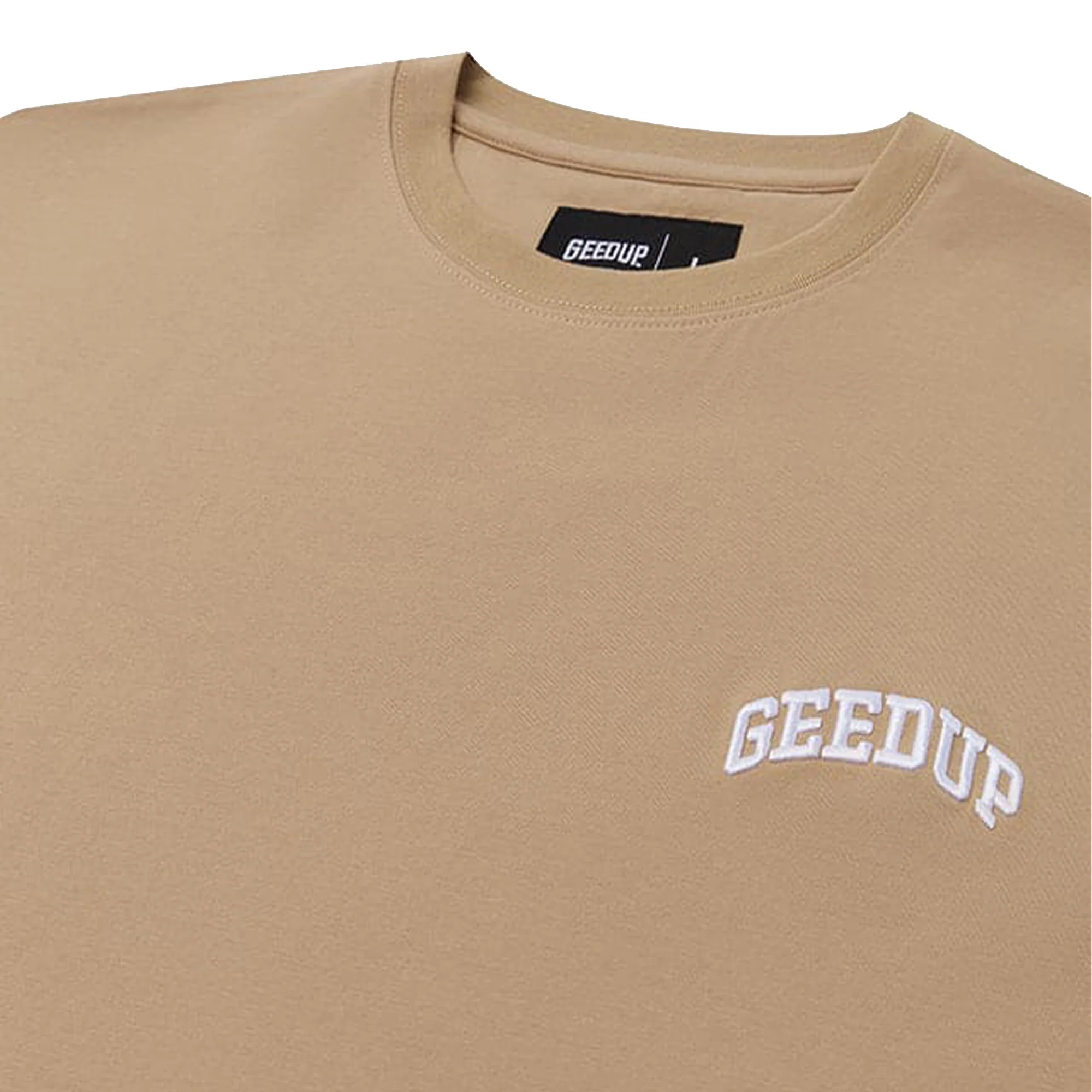 Geedup Micro Team Logo T-Shirt 'Tan' (2024) - Image 2