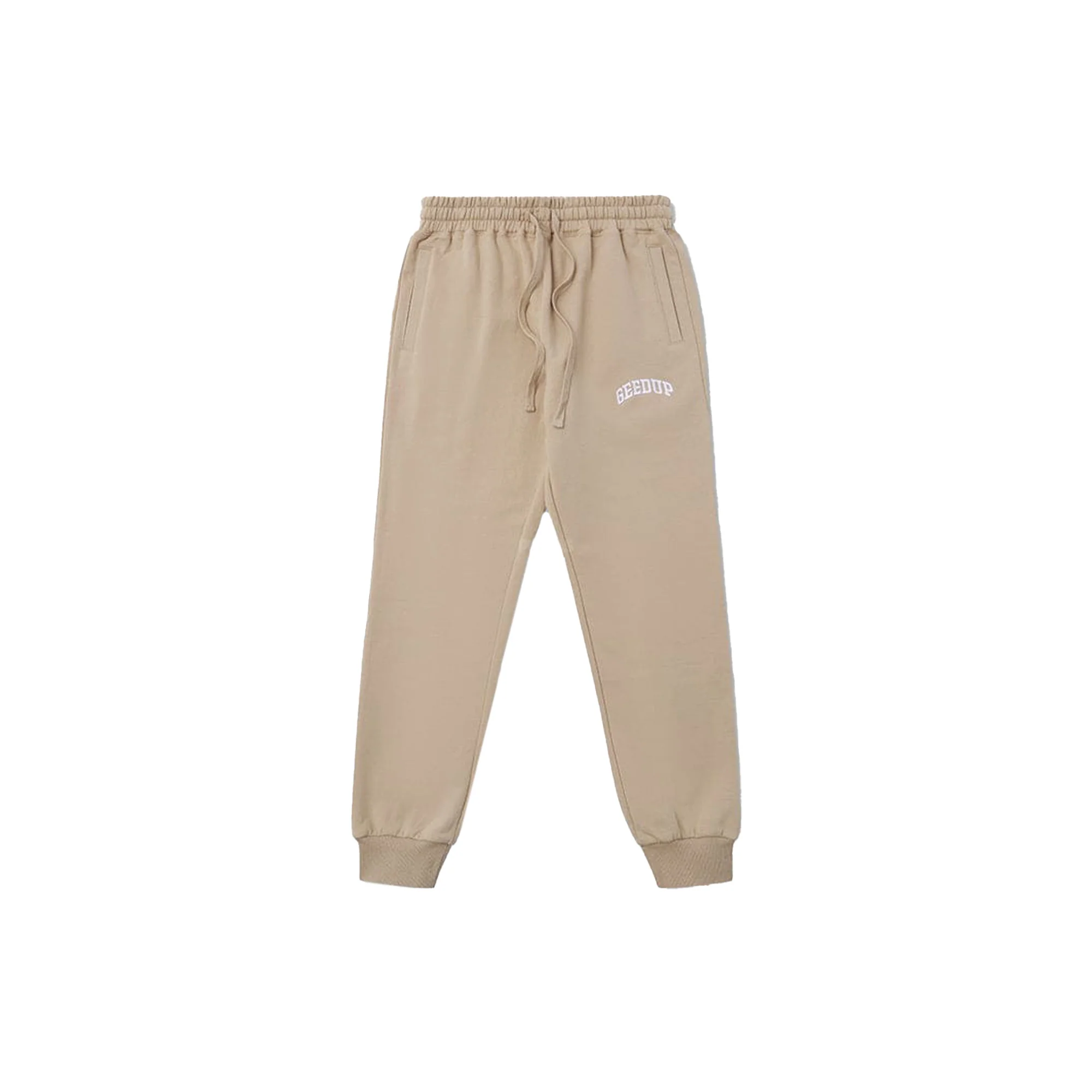 Geedup Micro Team Logo Trackpants 'Tan' (2024)