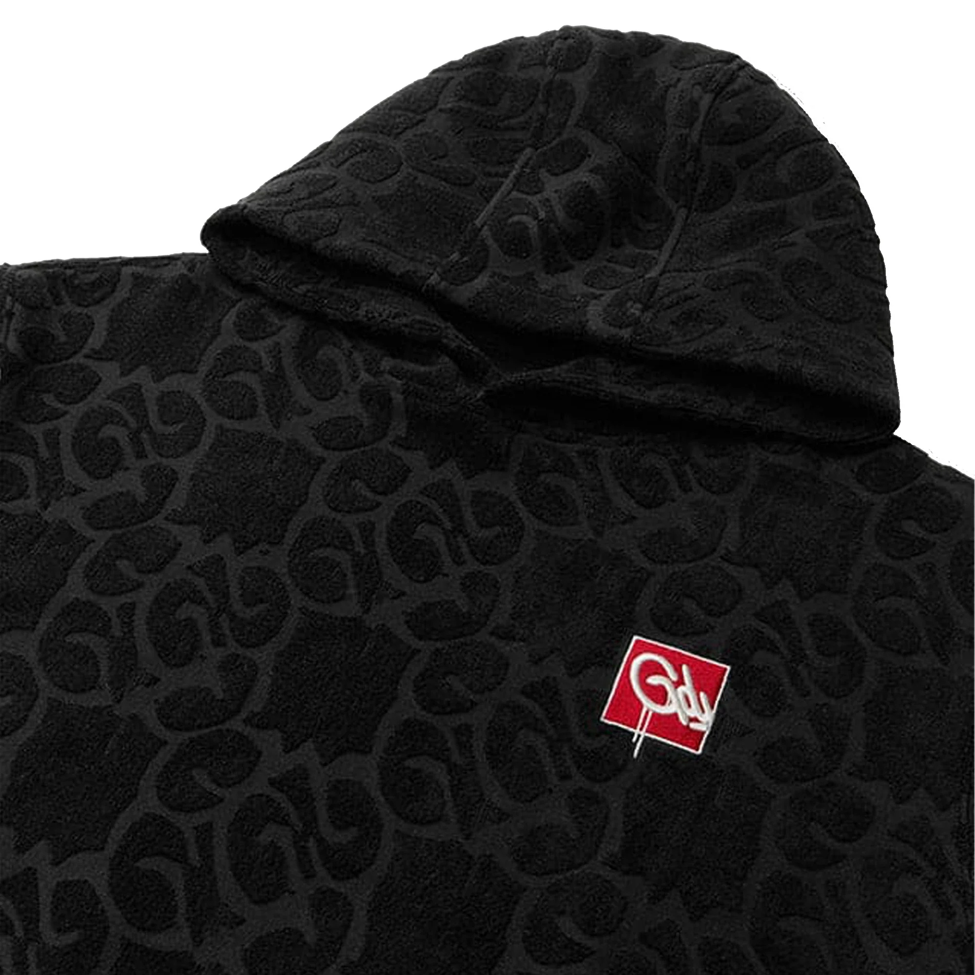 Geedup Mono Logo Jacquard Monogram Hoodie 'Black' (2026) - Image 2
