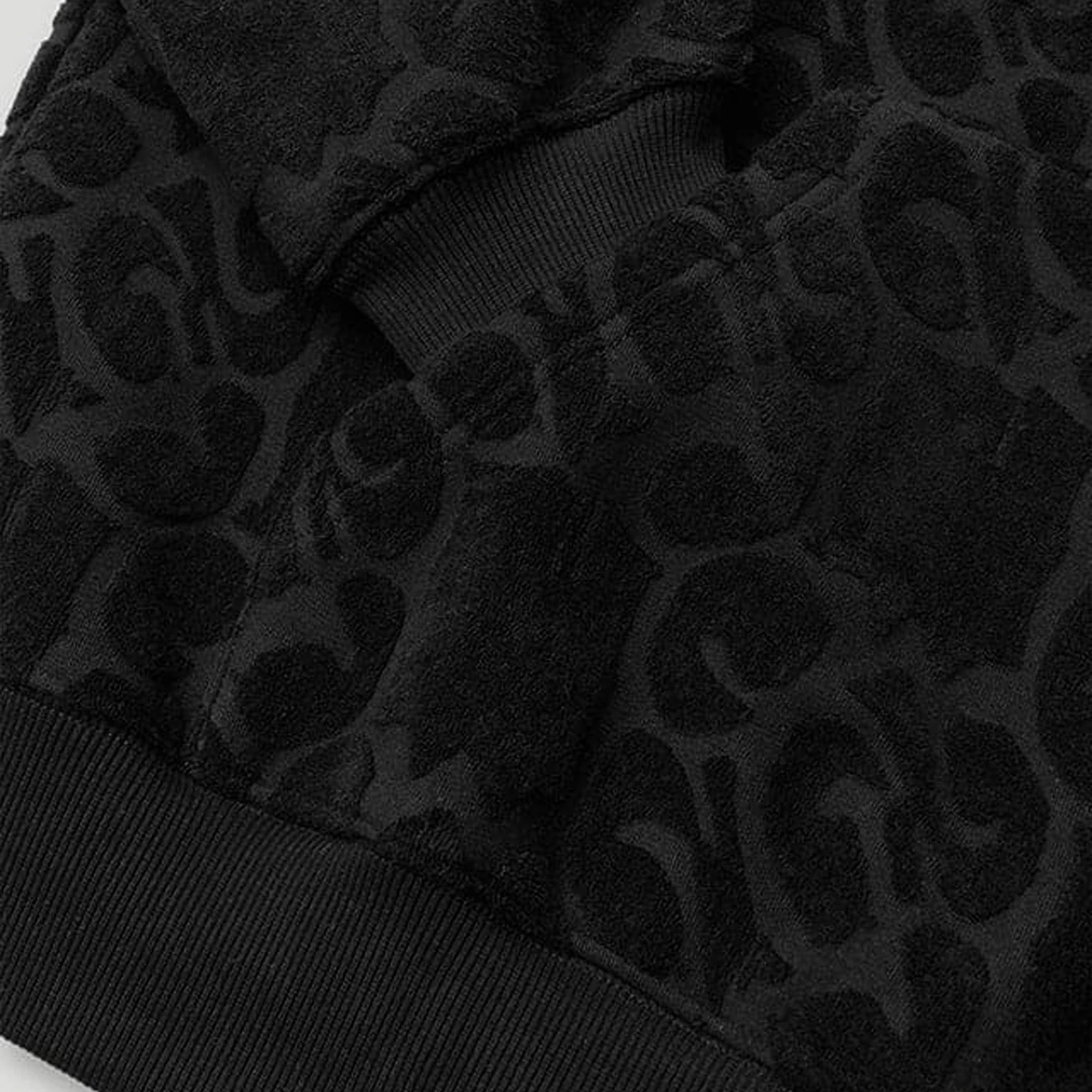 Geedup Mono Logo Jacquard Monogram Hoodie 'Black' (2026) - Image 3