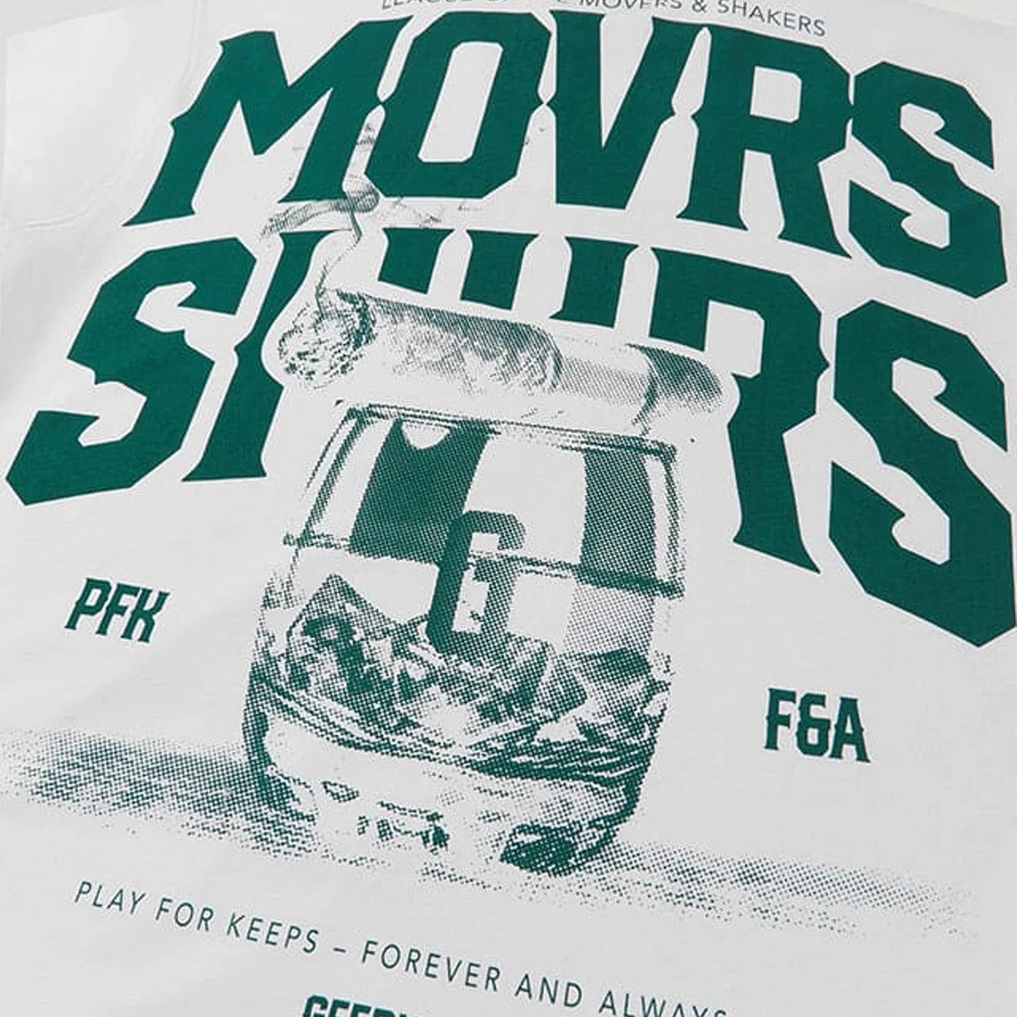 Geedup MVRS & SHKRS Cigar T-Shirt 'Off White / Green' (2025) - Image 2