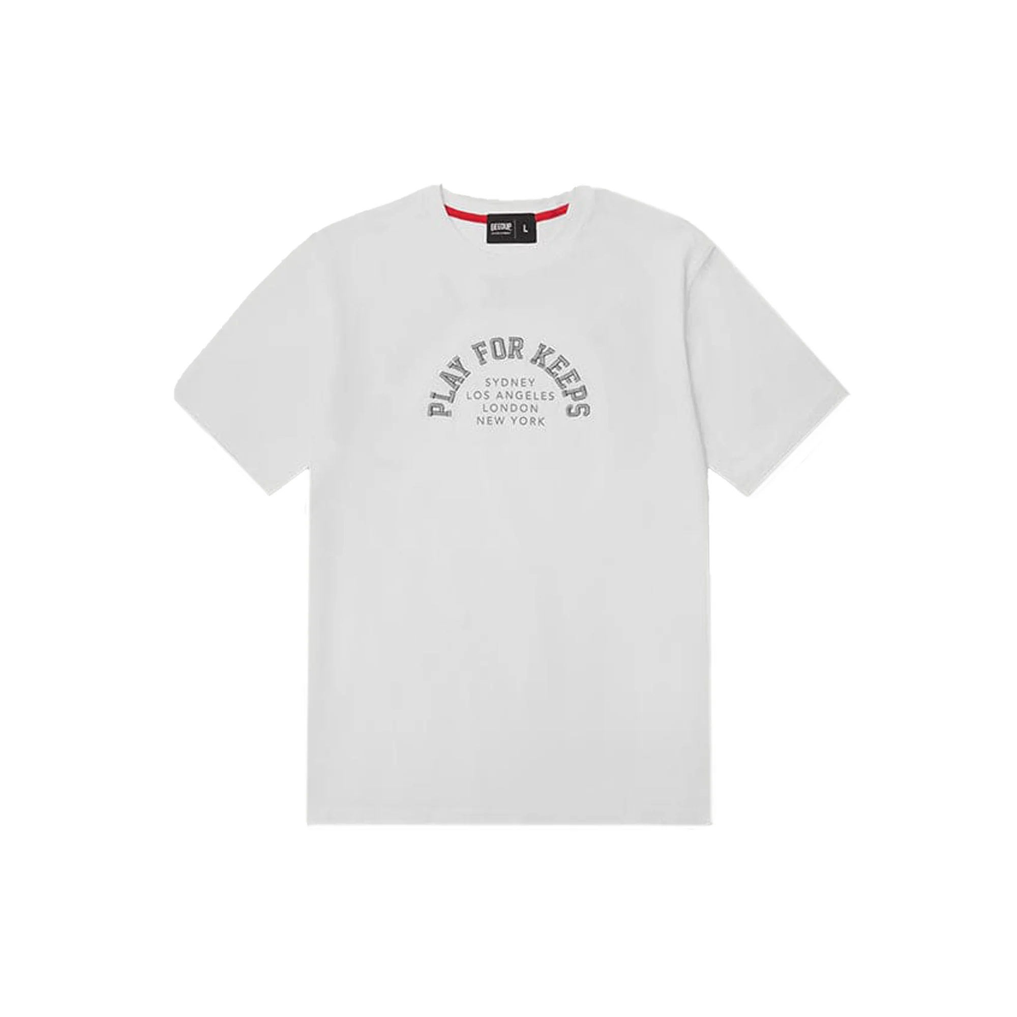 Geedup PFK Cities T-Shirt 'White / Grey' (2025) - Image 2