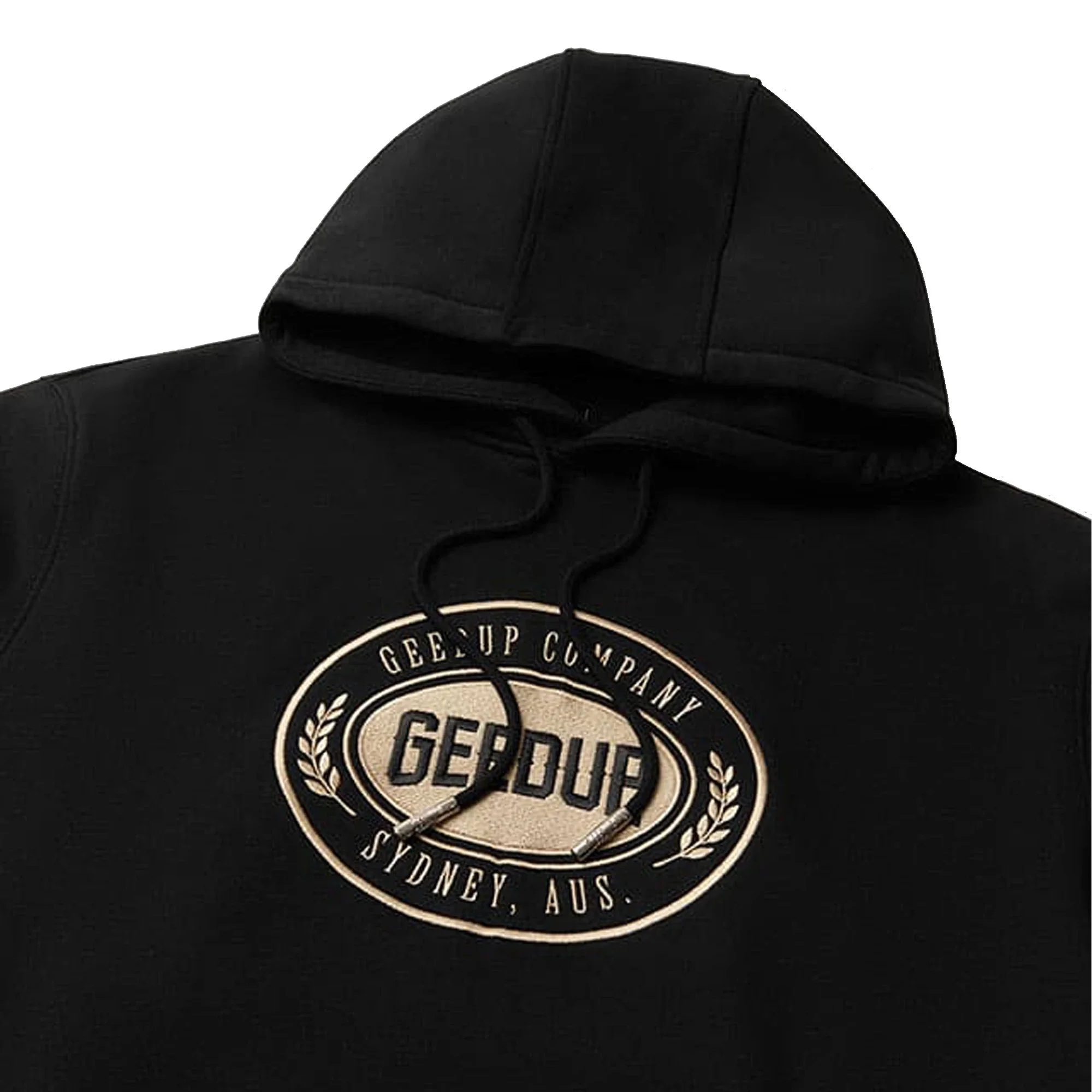 Geedup PFK Company Hoodie 'Black / Red / Cream' (2025) - Image 2
