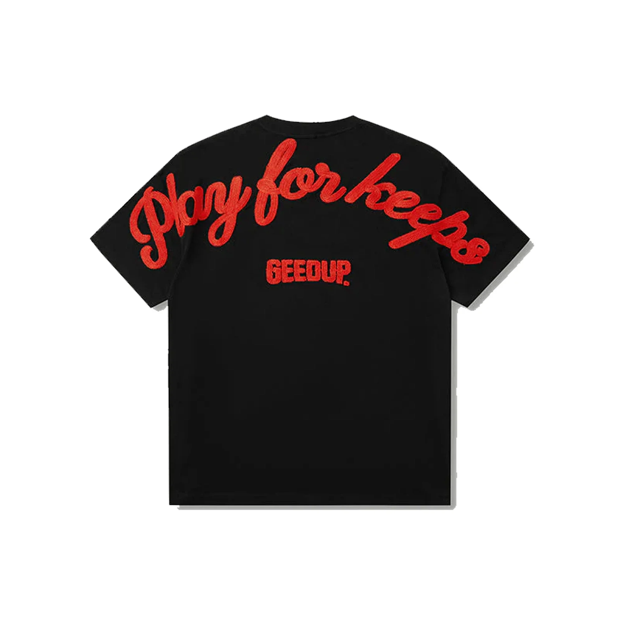 Geedup PFK Cursive T-Shirt 'Black / Red' (2026)