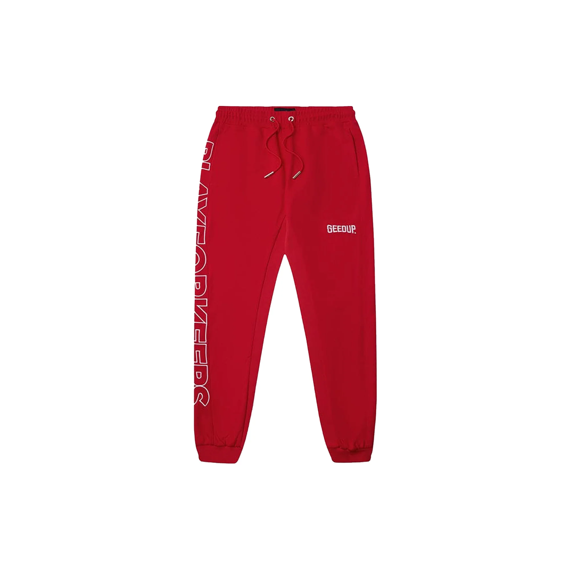 Geedup PFK Panel Trackpants 'Red / Grey' (2025)