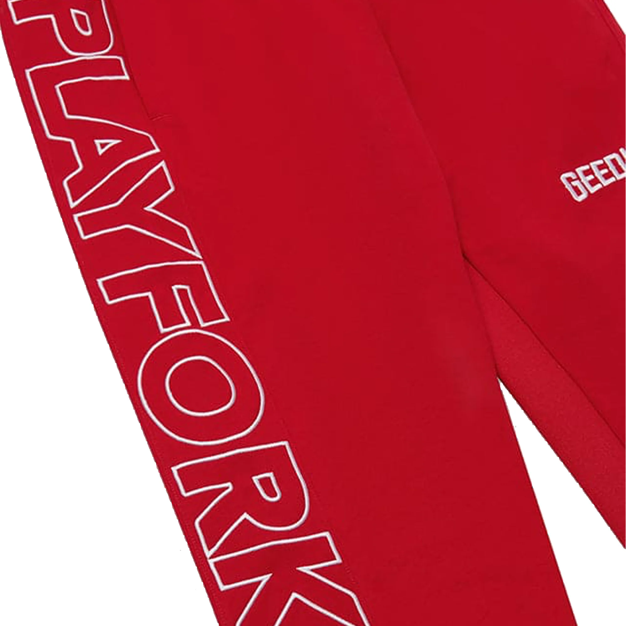 Geedup PFK Panel Trackpants 'Red / Grey' (2025) - Image 2